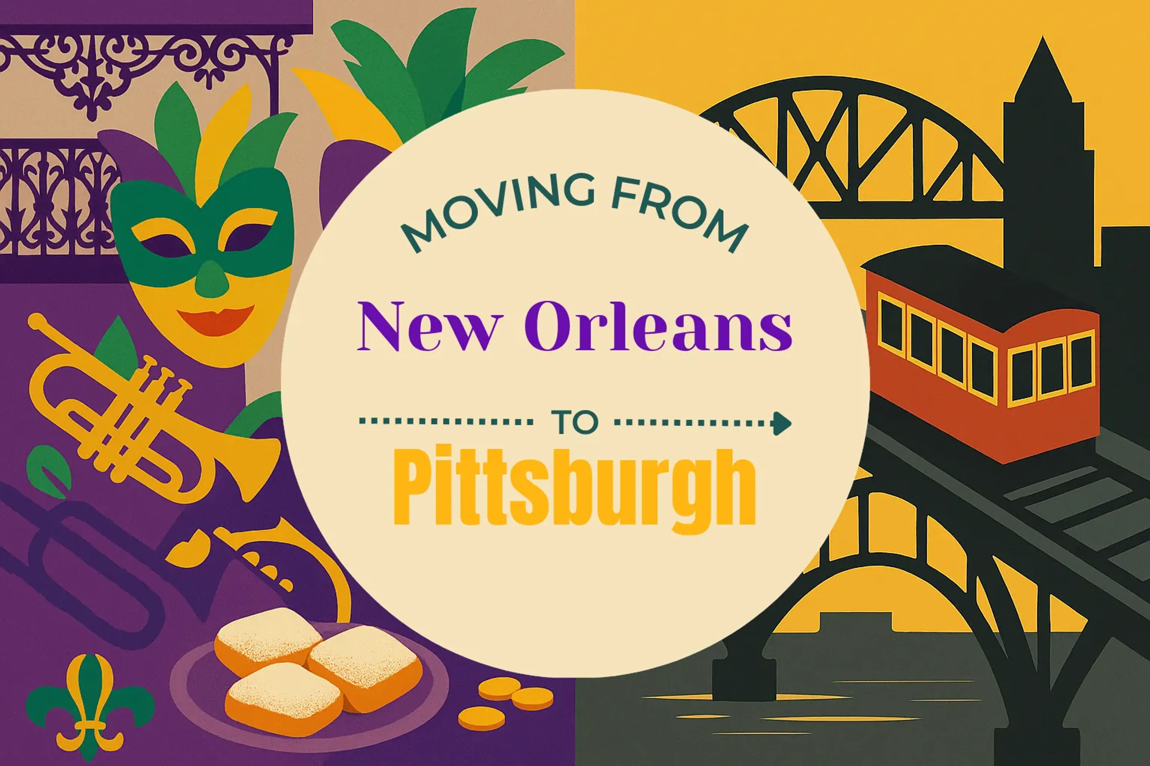 Side-by-side comparison of New Orleans to Pittsburgh moving companies