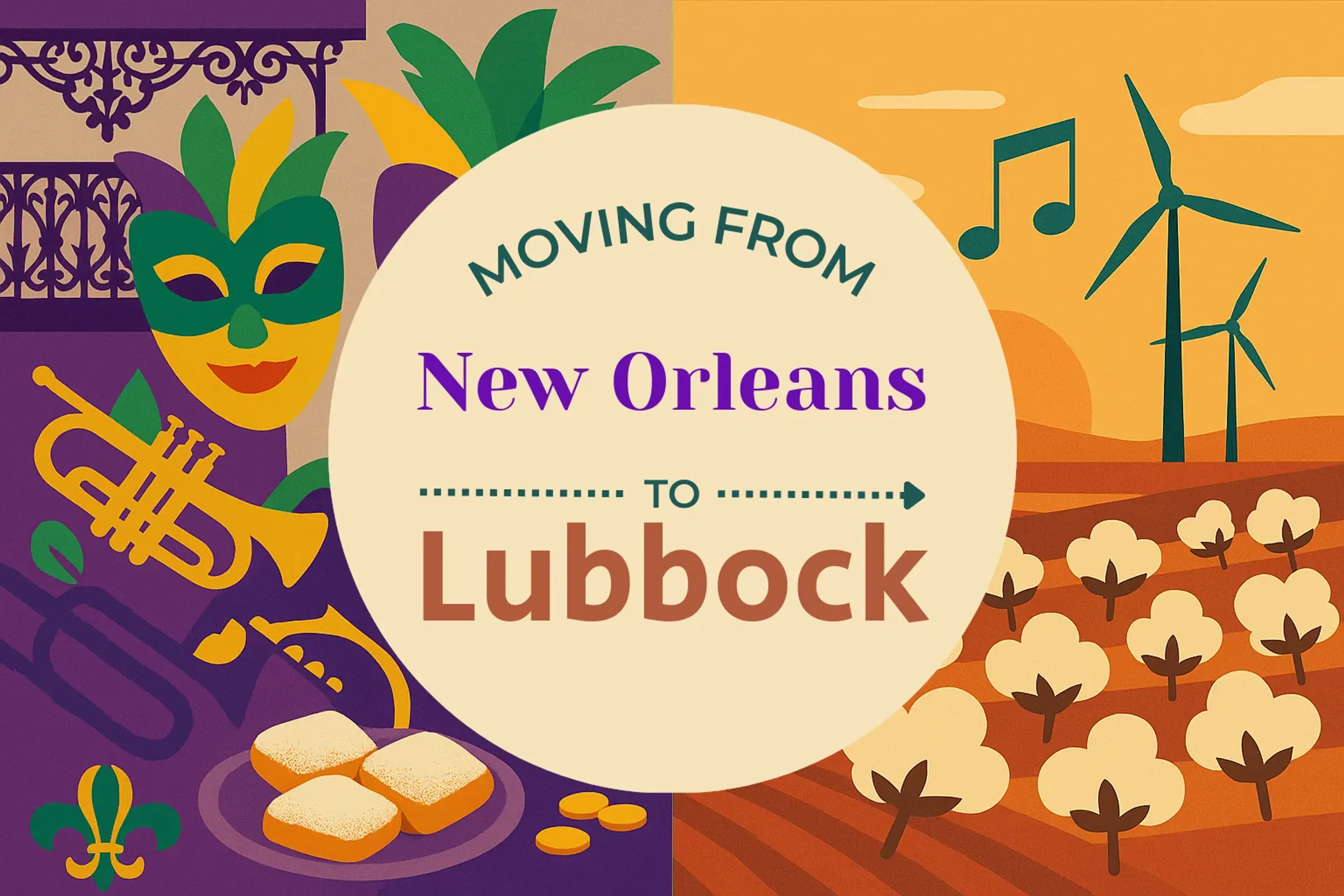 Side-by-side comparison of New Orleans to Lubbock moving companies