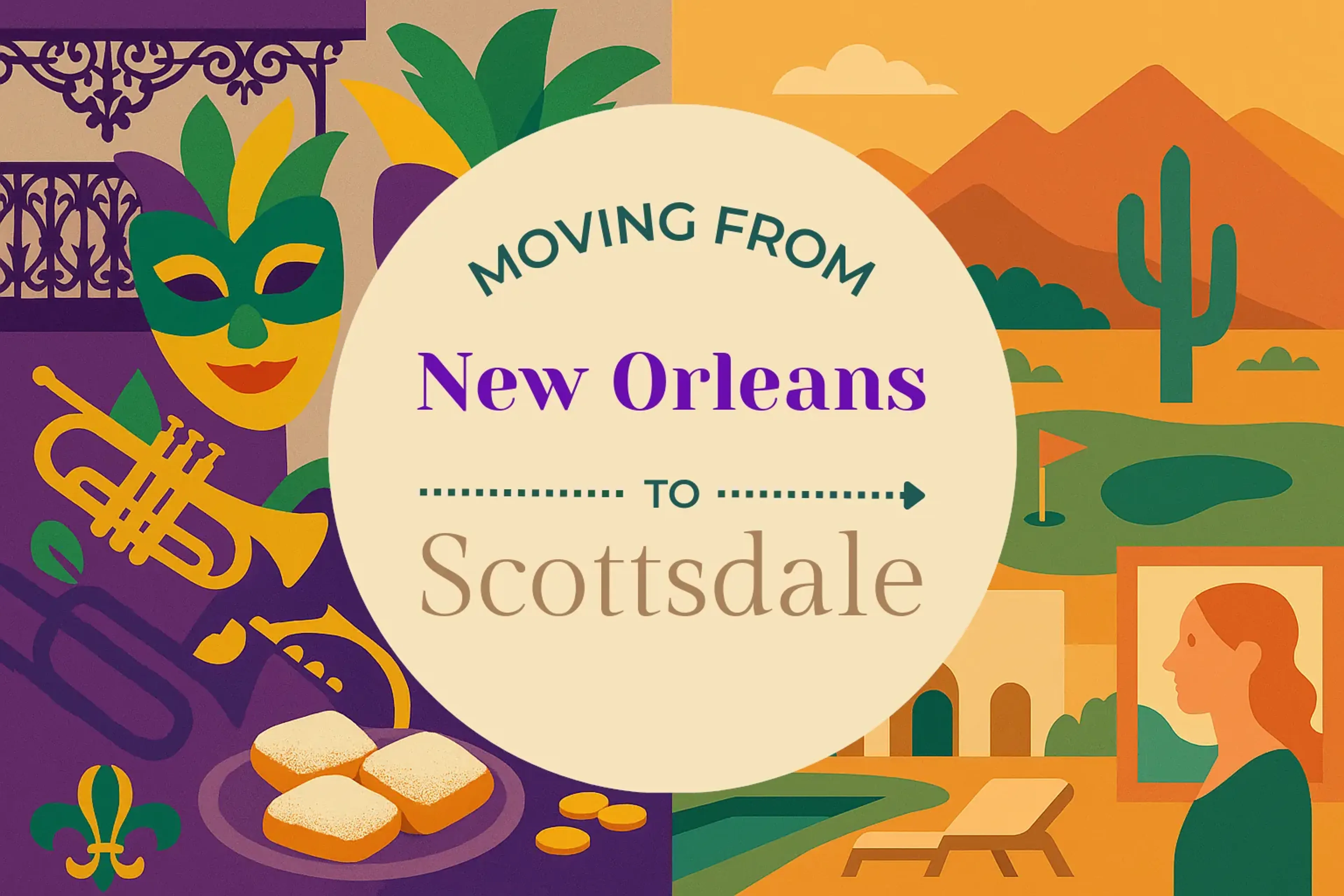 Side-by-side comparison of New Orleans to Scottsdale moving companies