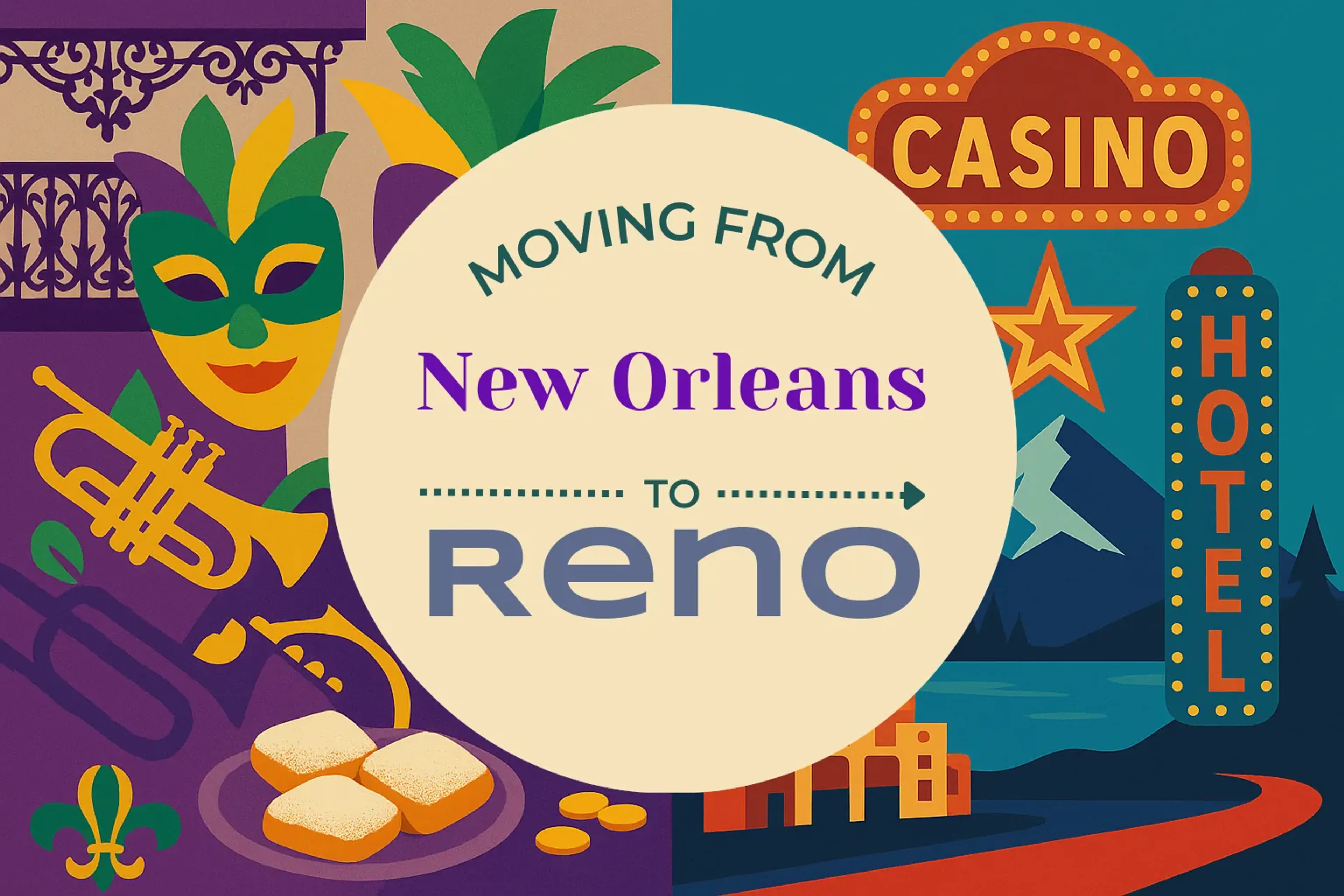 Side-by-side comparison of New Orleans to Reno moving companies