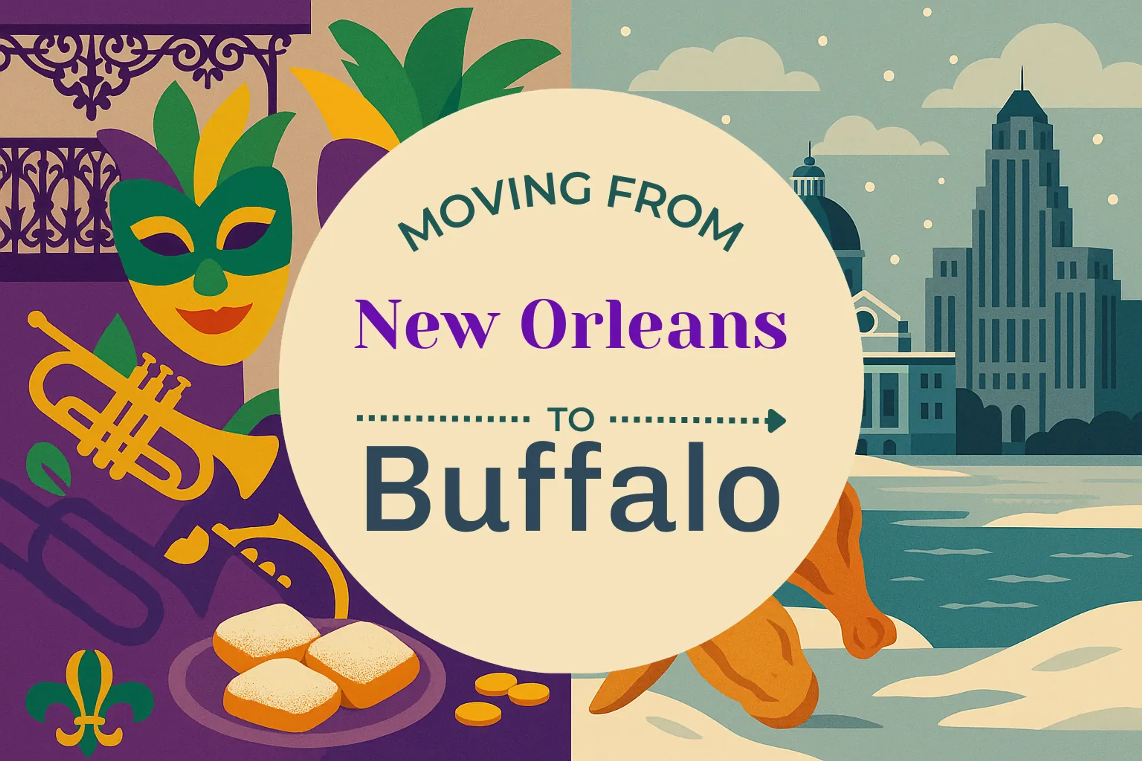 Side-by-side comparison of New Orleans to Buffalo moving companies