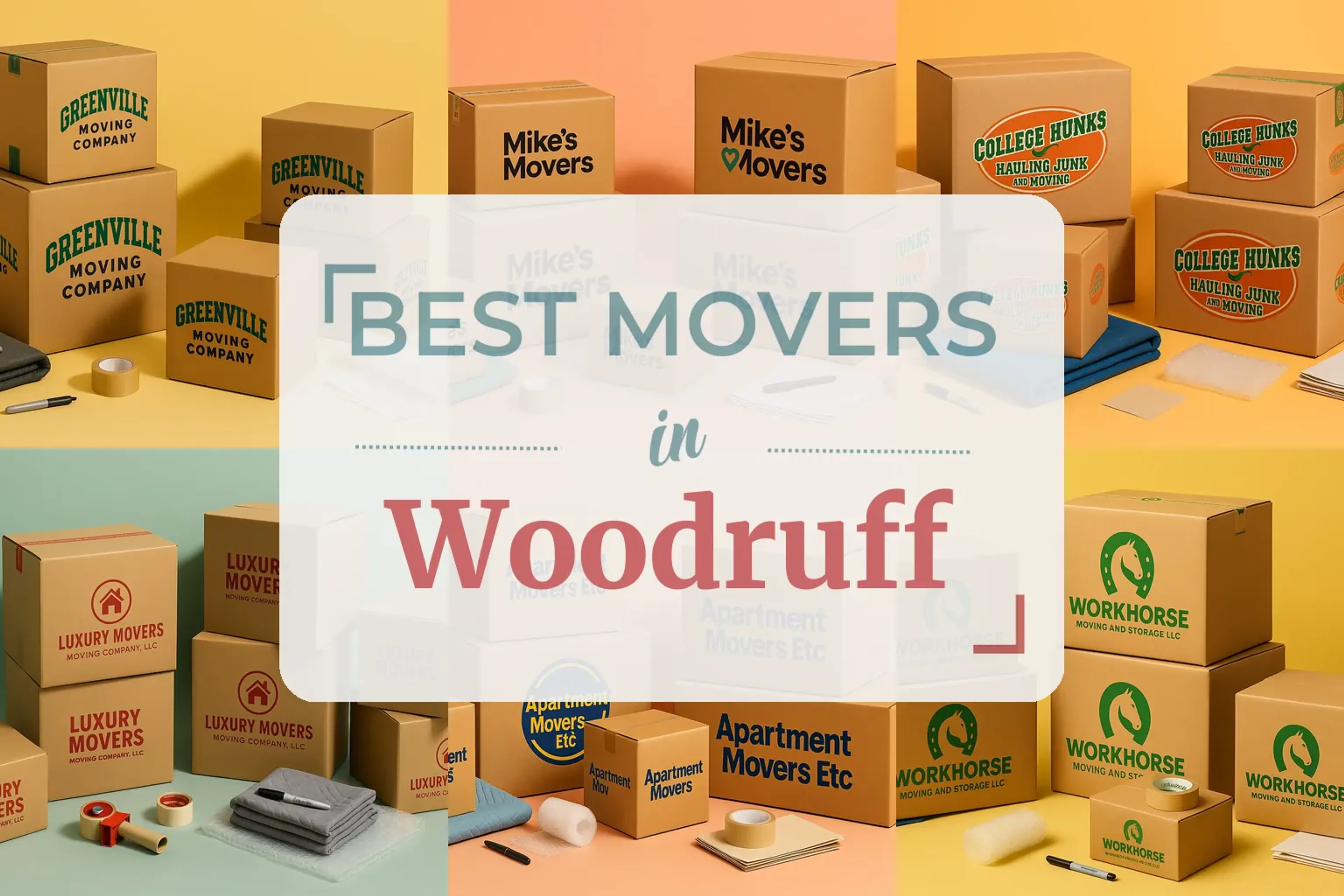 Side-by-side comparison of Woodruff moving companies