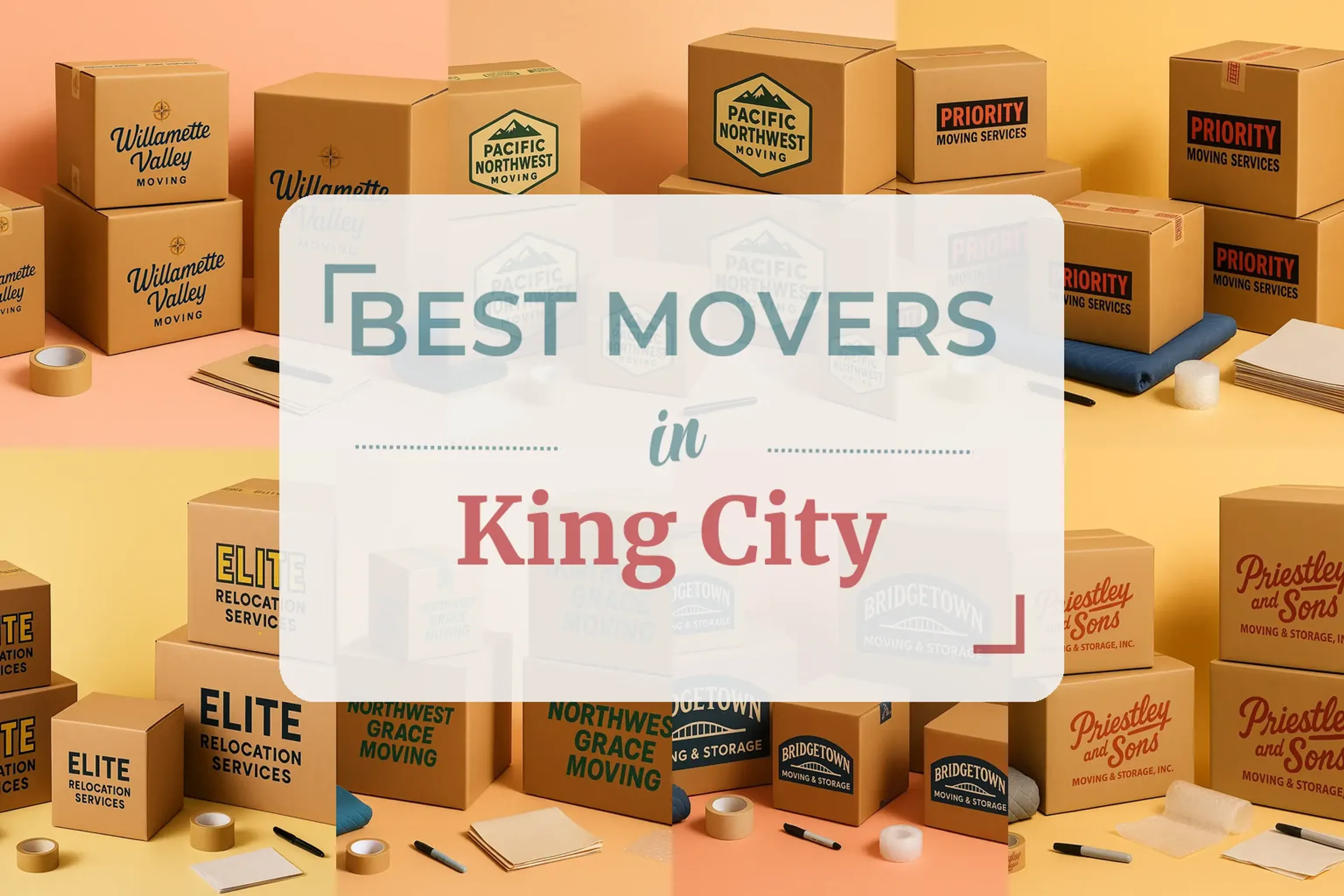 Side-by-side comparison of King City moving companies