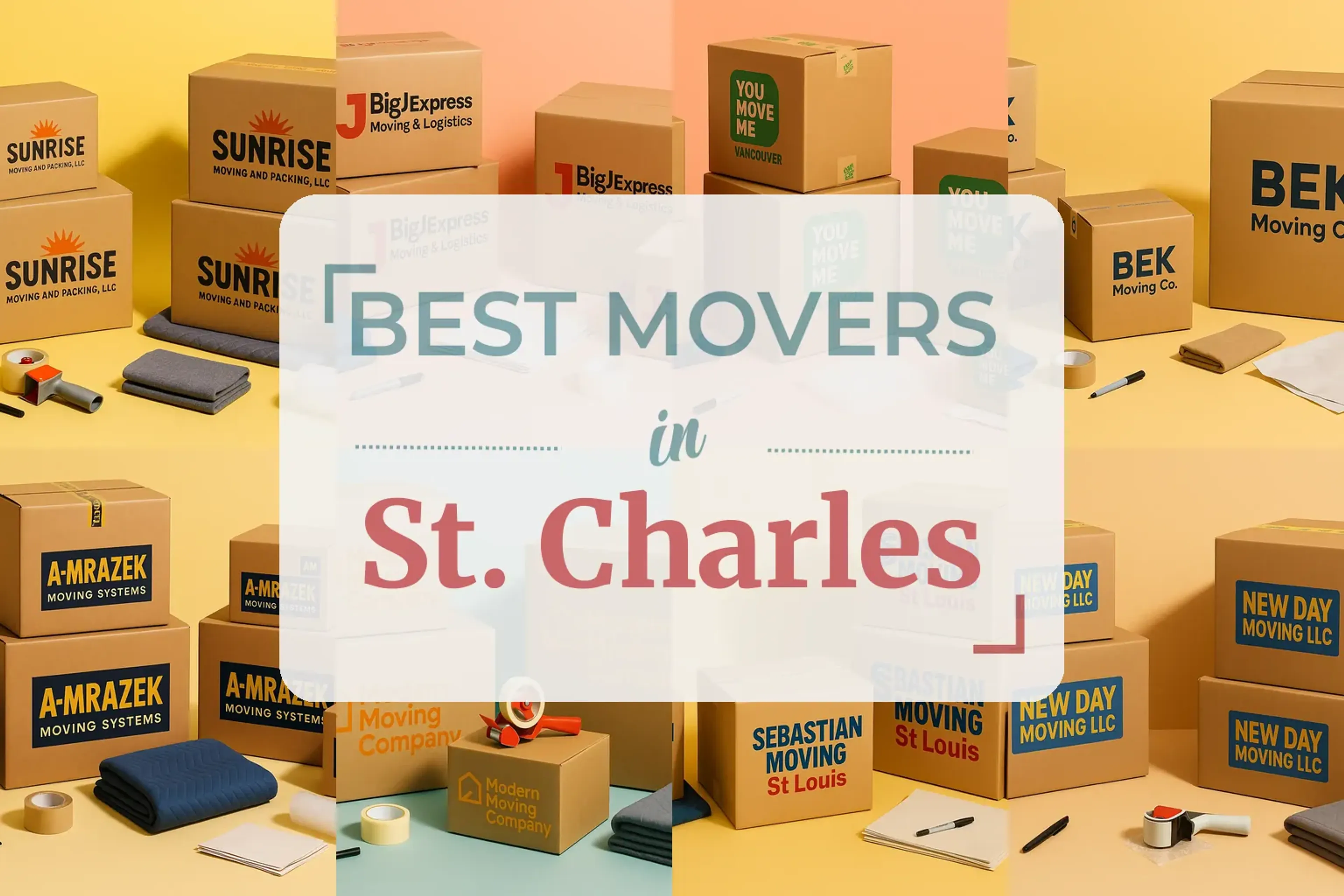 Side-by-side comparison of St. Charles moving companies