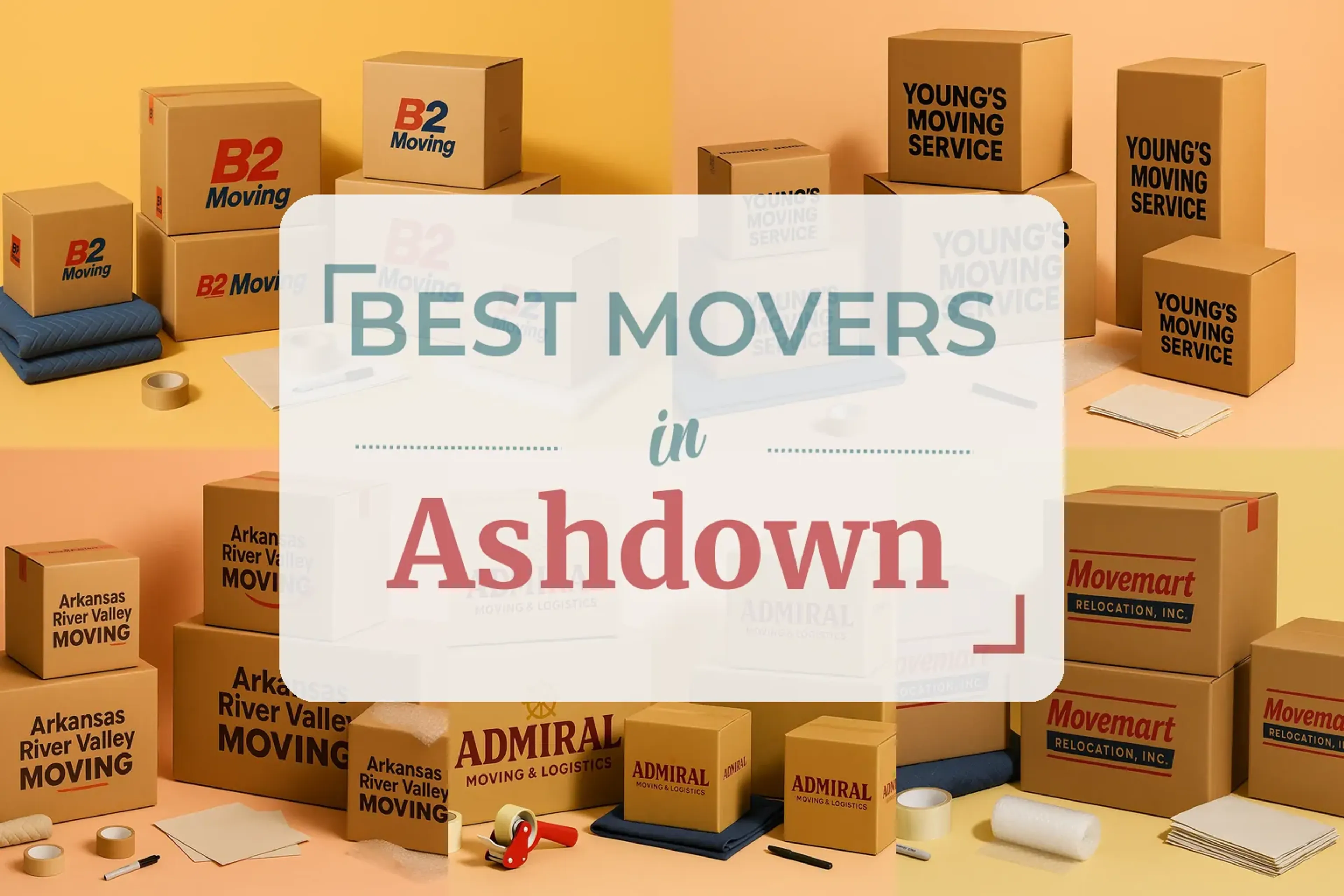 Side-by-side comparison of Ashdown moving companies
