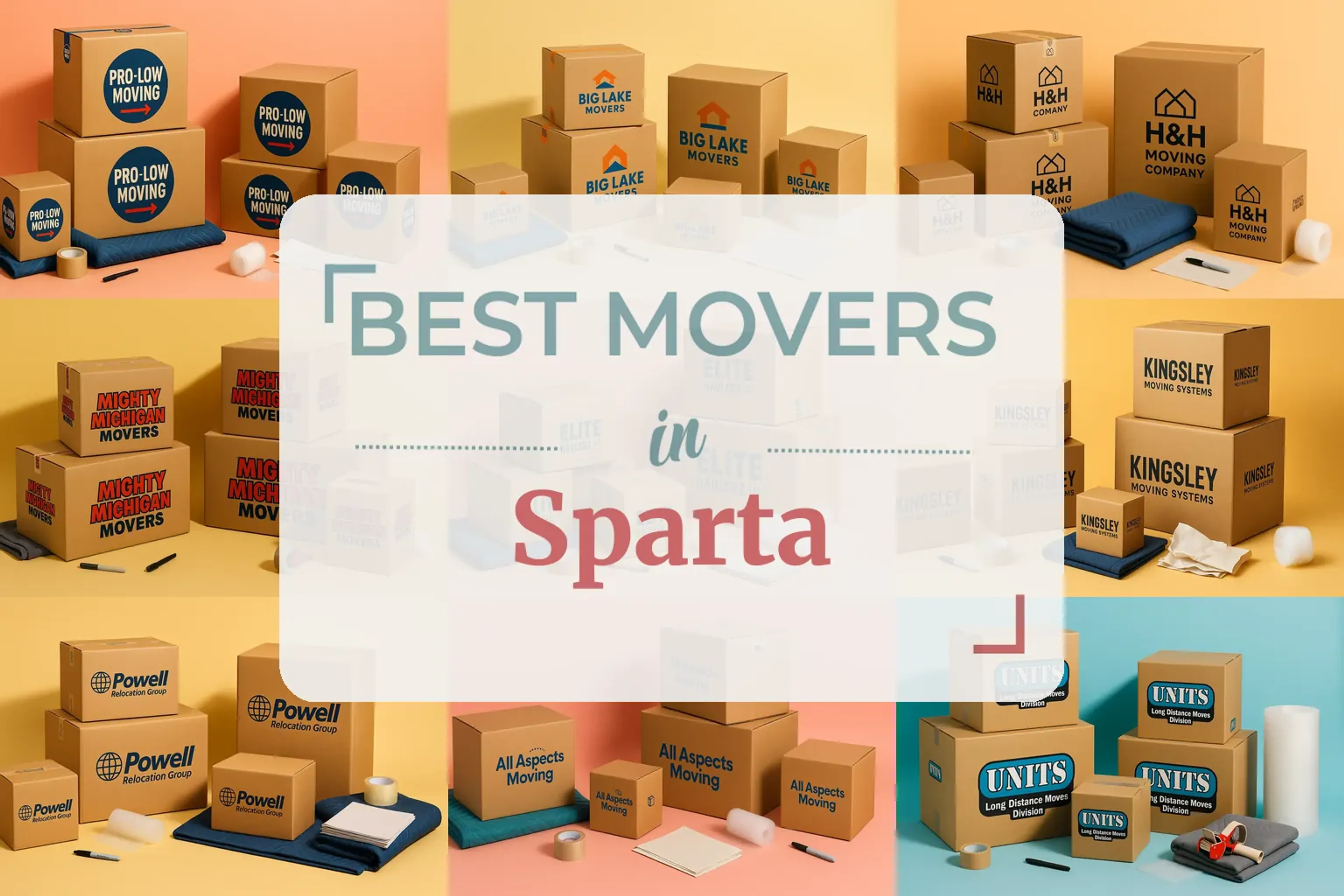 Side-by-side comparison of Sparta moving companies