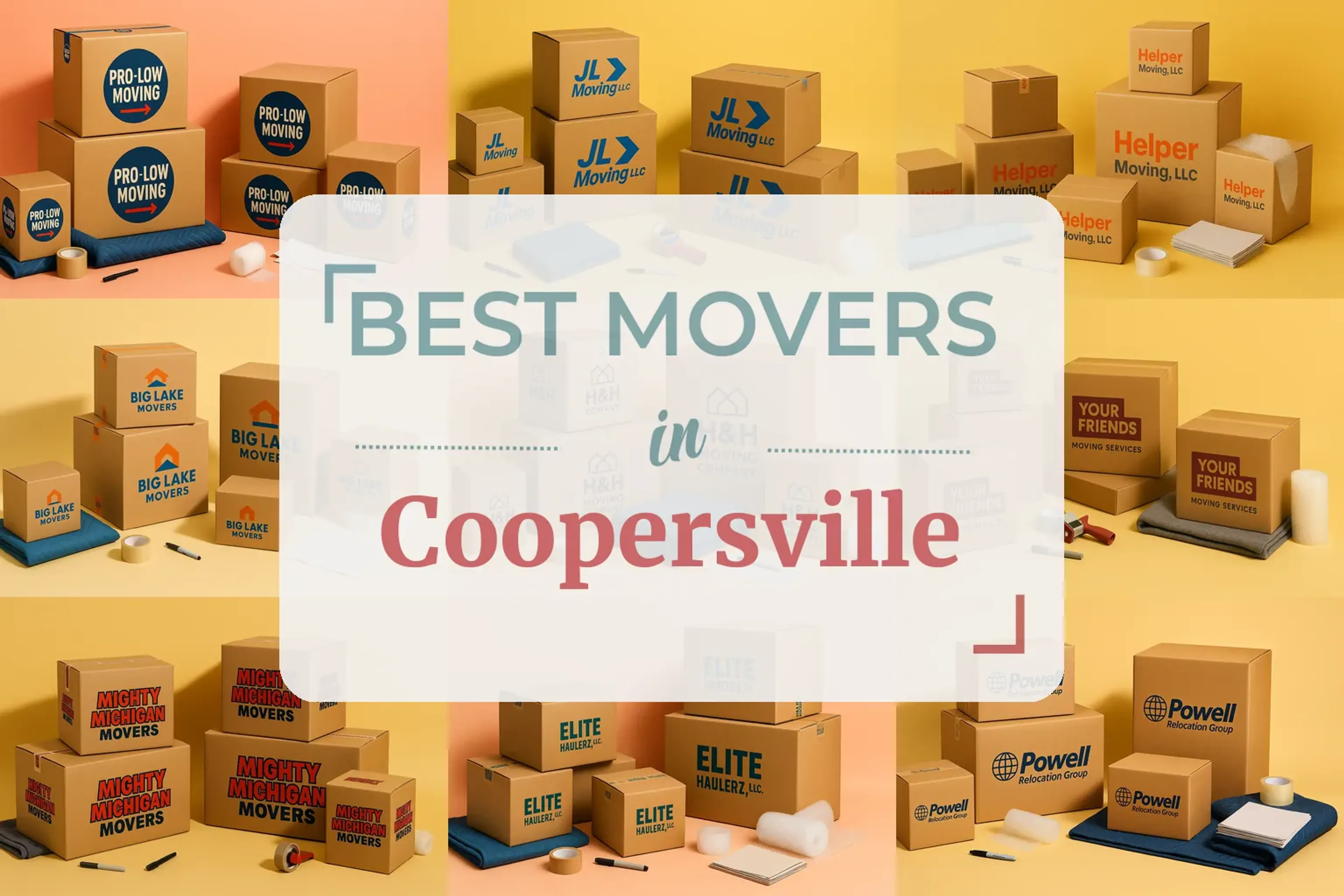 Side-by-side comparison of Coopersville moving companies