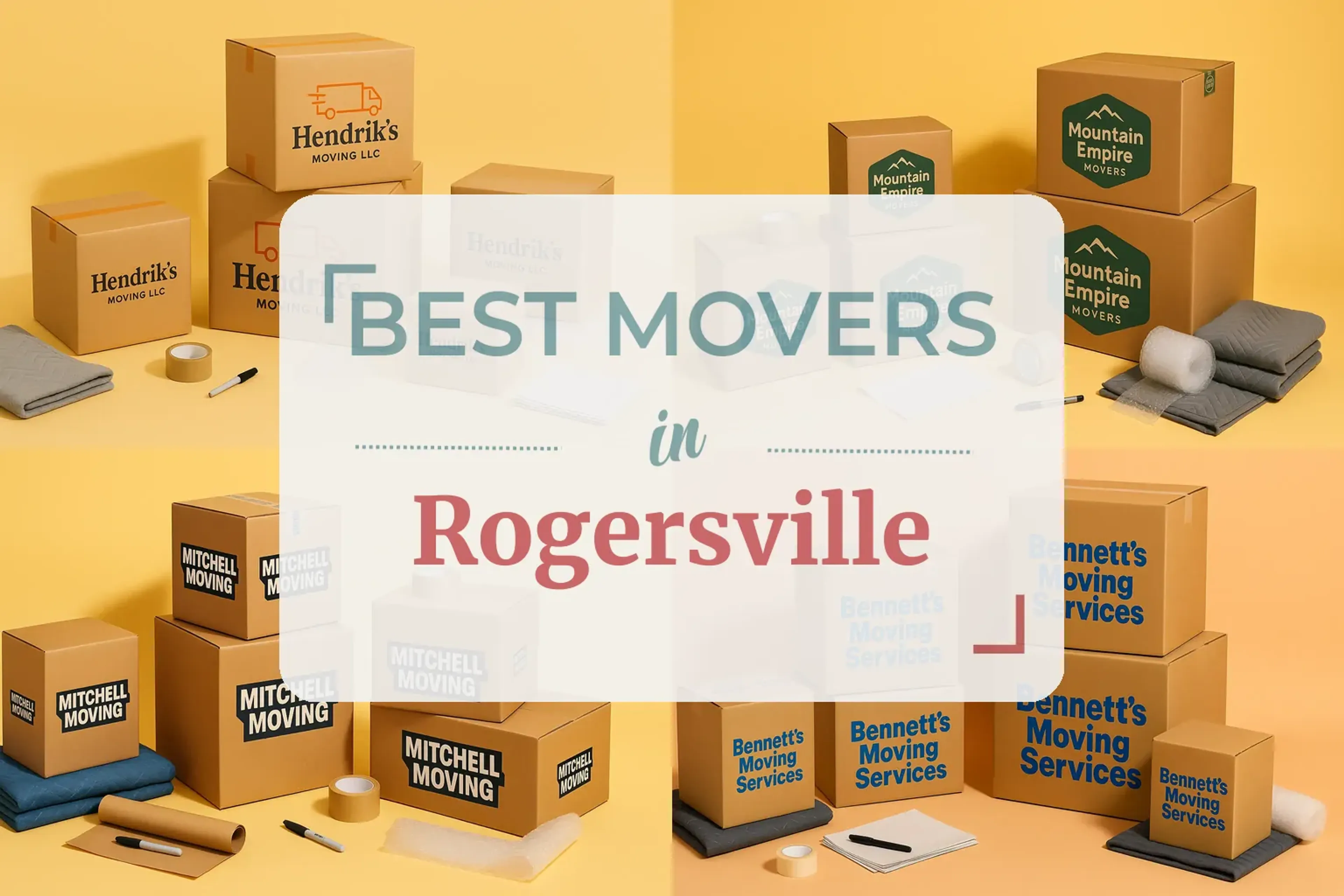 Side-by-side comparison of Rogersville moving companies
