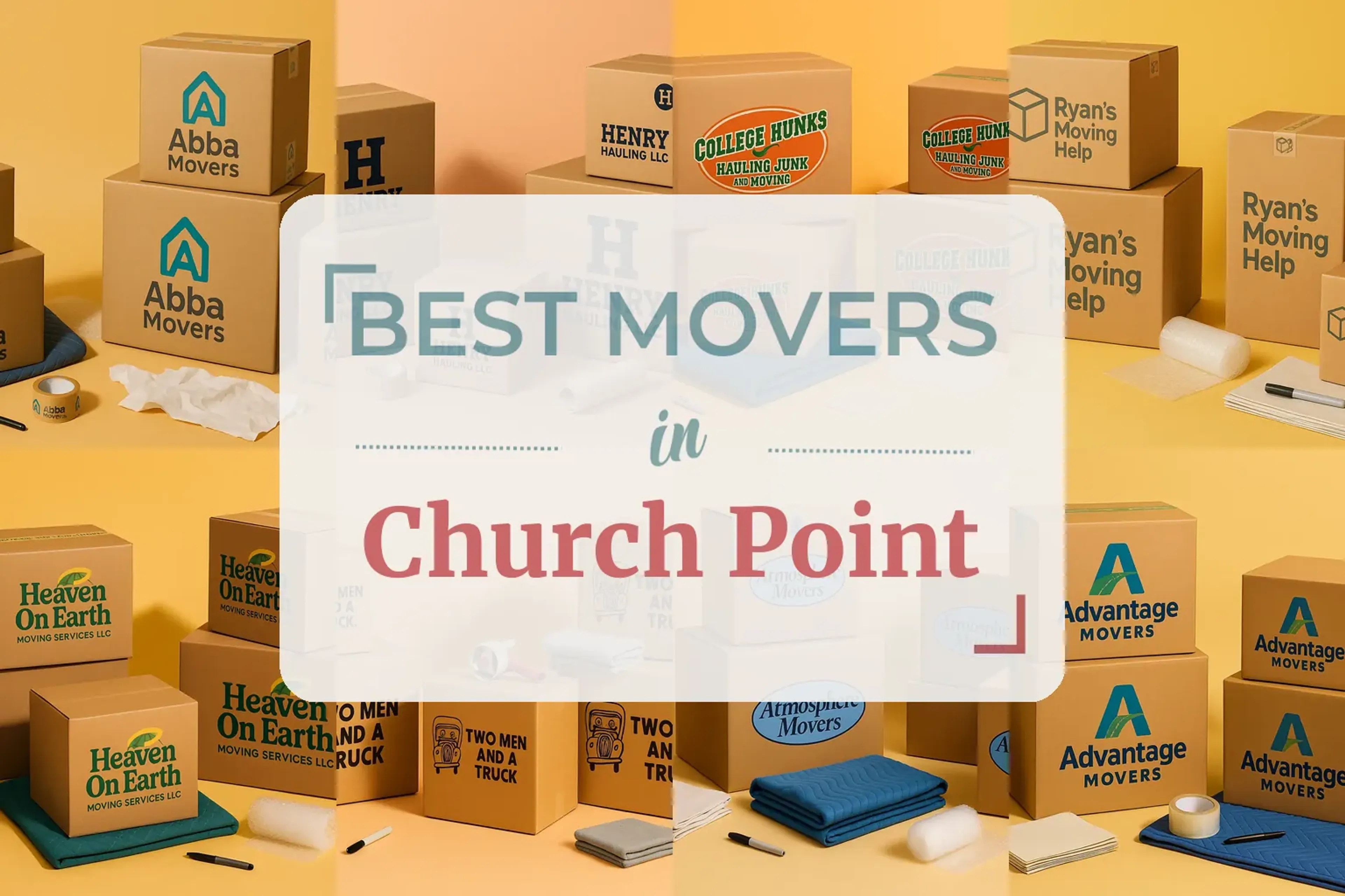 Side-by-side comparison of Church Point moving companies