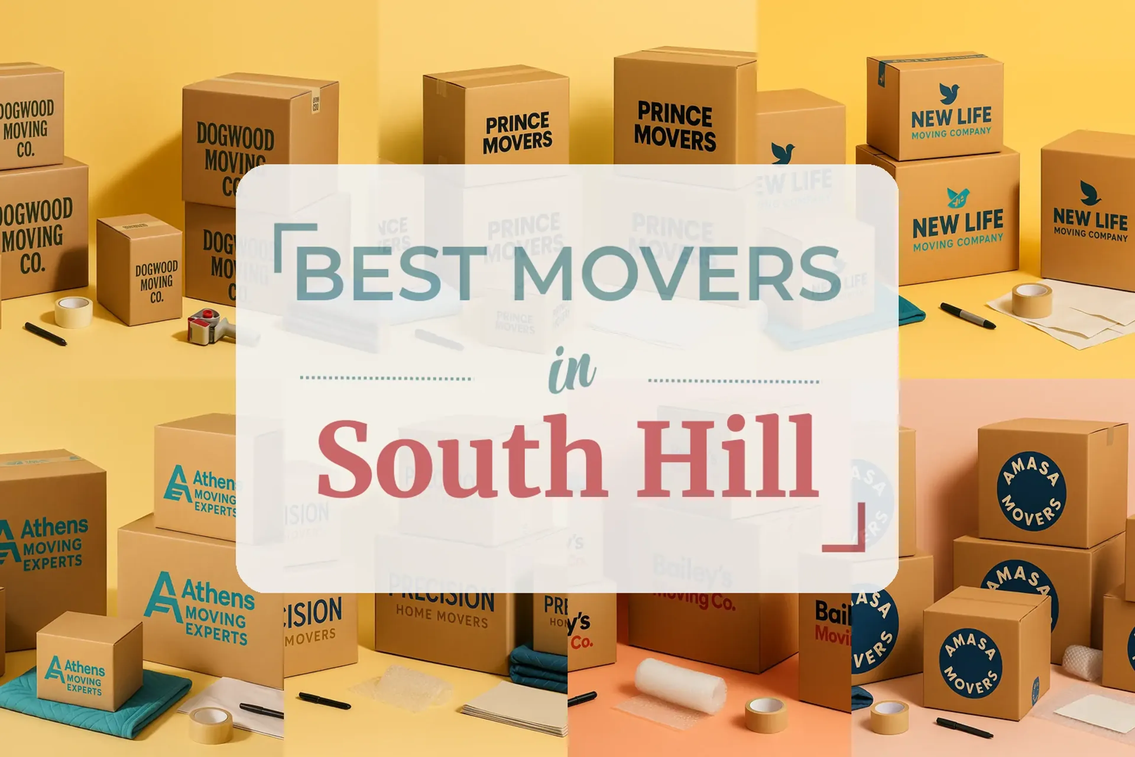 Side-by-side comparison of South Hill moving companies