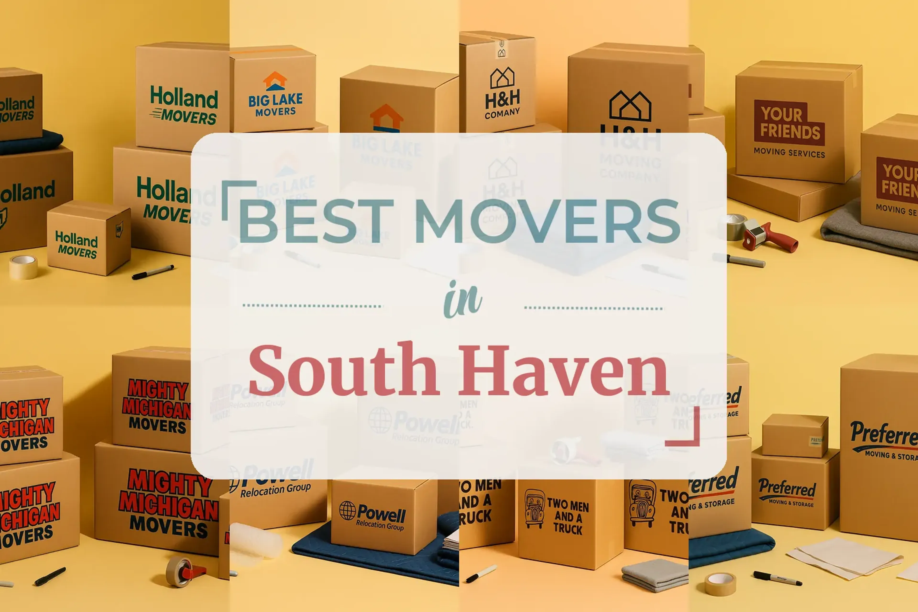 Side-by-side comparison of South Haven moving companies