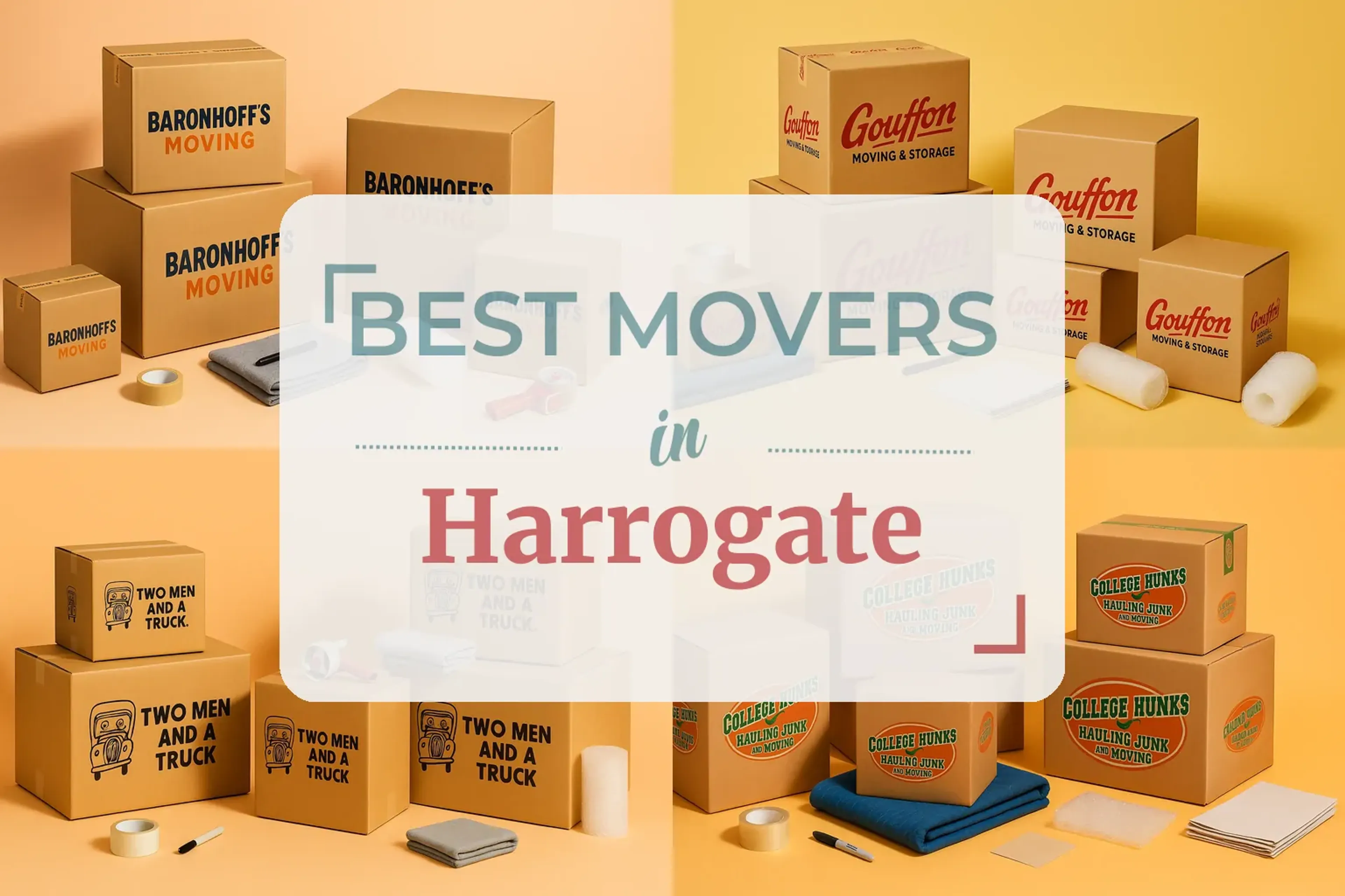 Side-by-side comparison of Harrogate moving companies