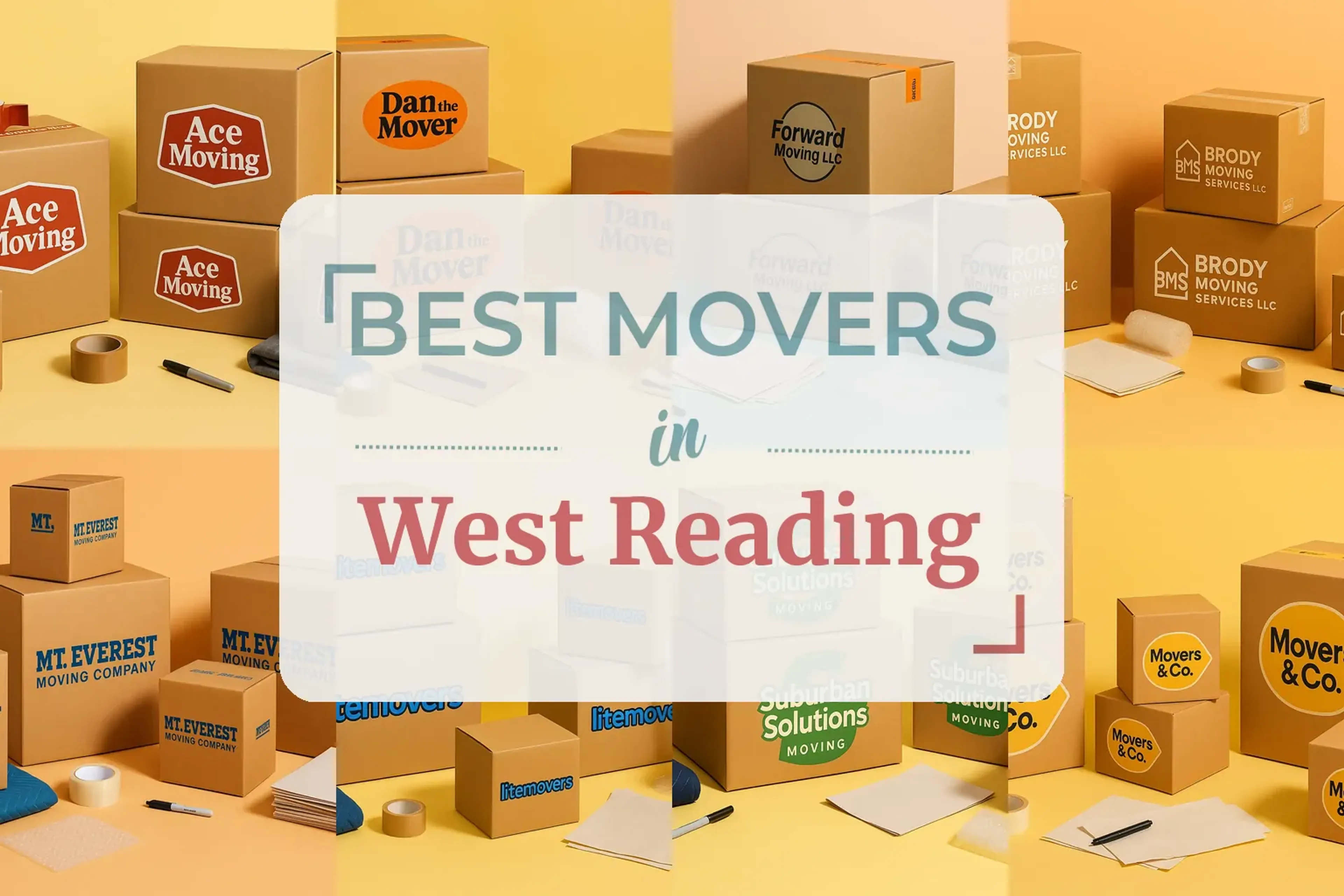 Side-by-side comparison of West Reading moving companies
