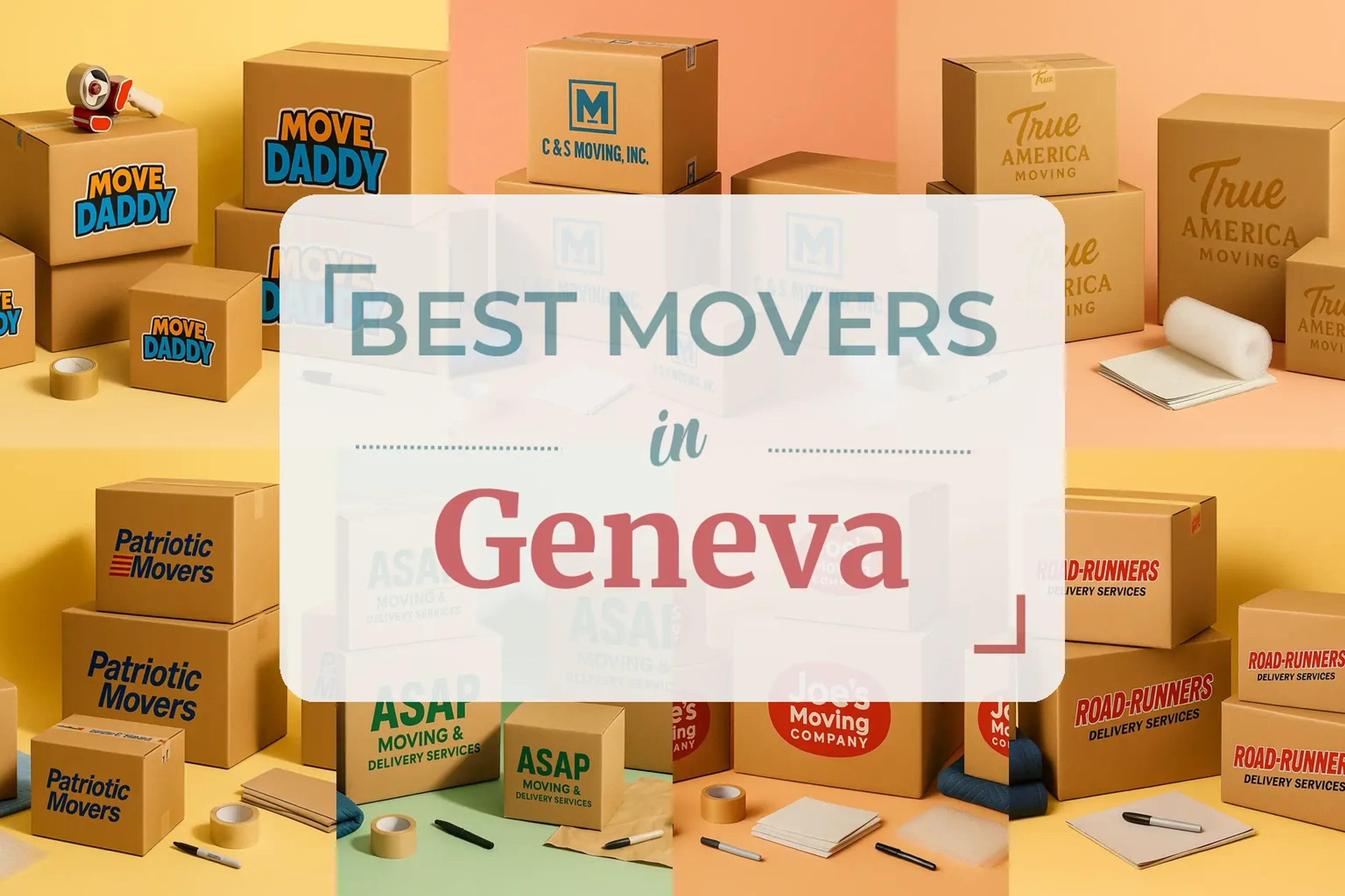 Side-by-side comparison of Geneva moving companies