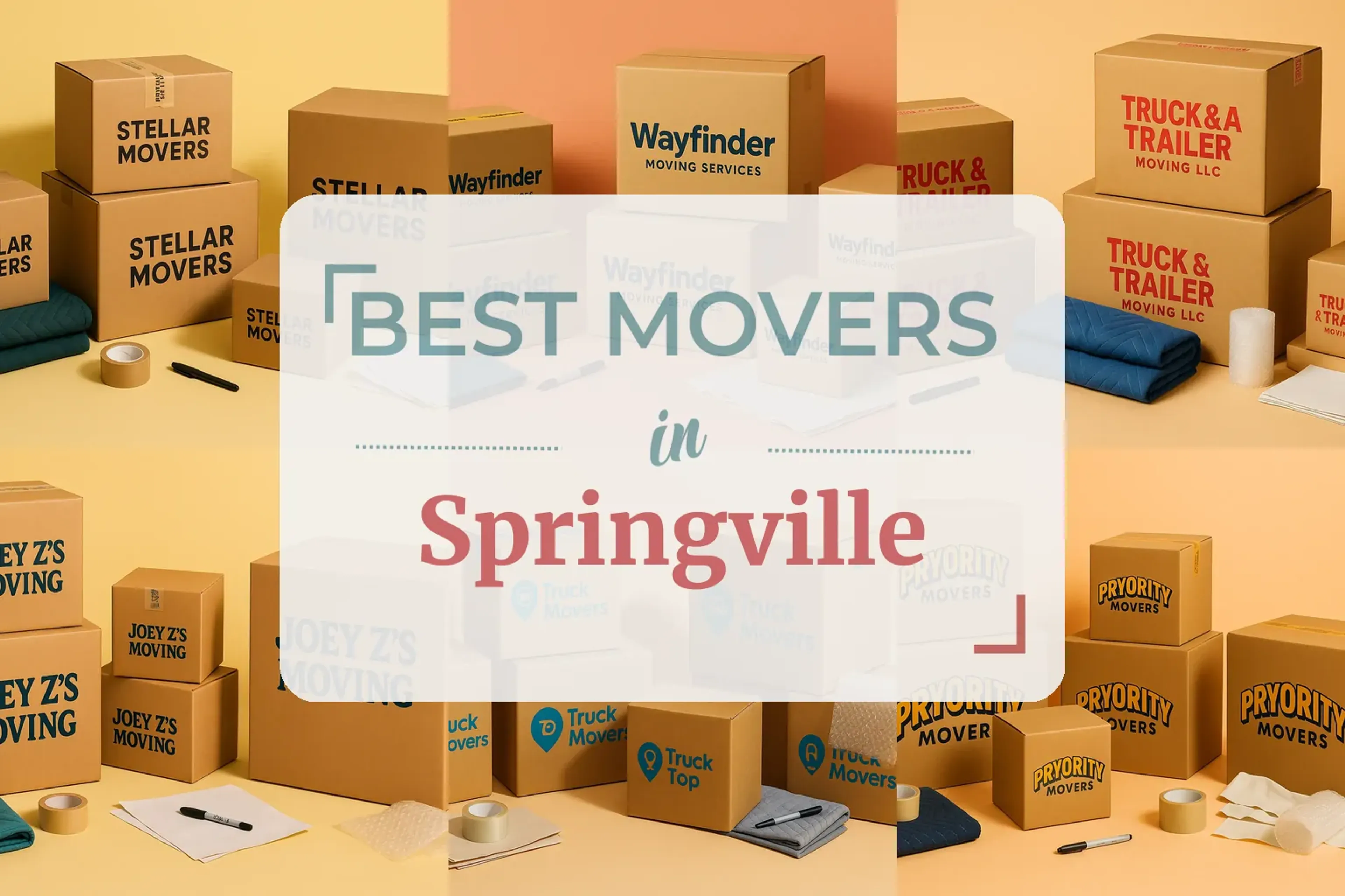 Side-by-side comparison of Springville moving companies