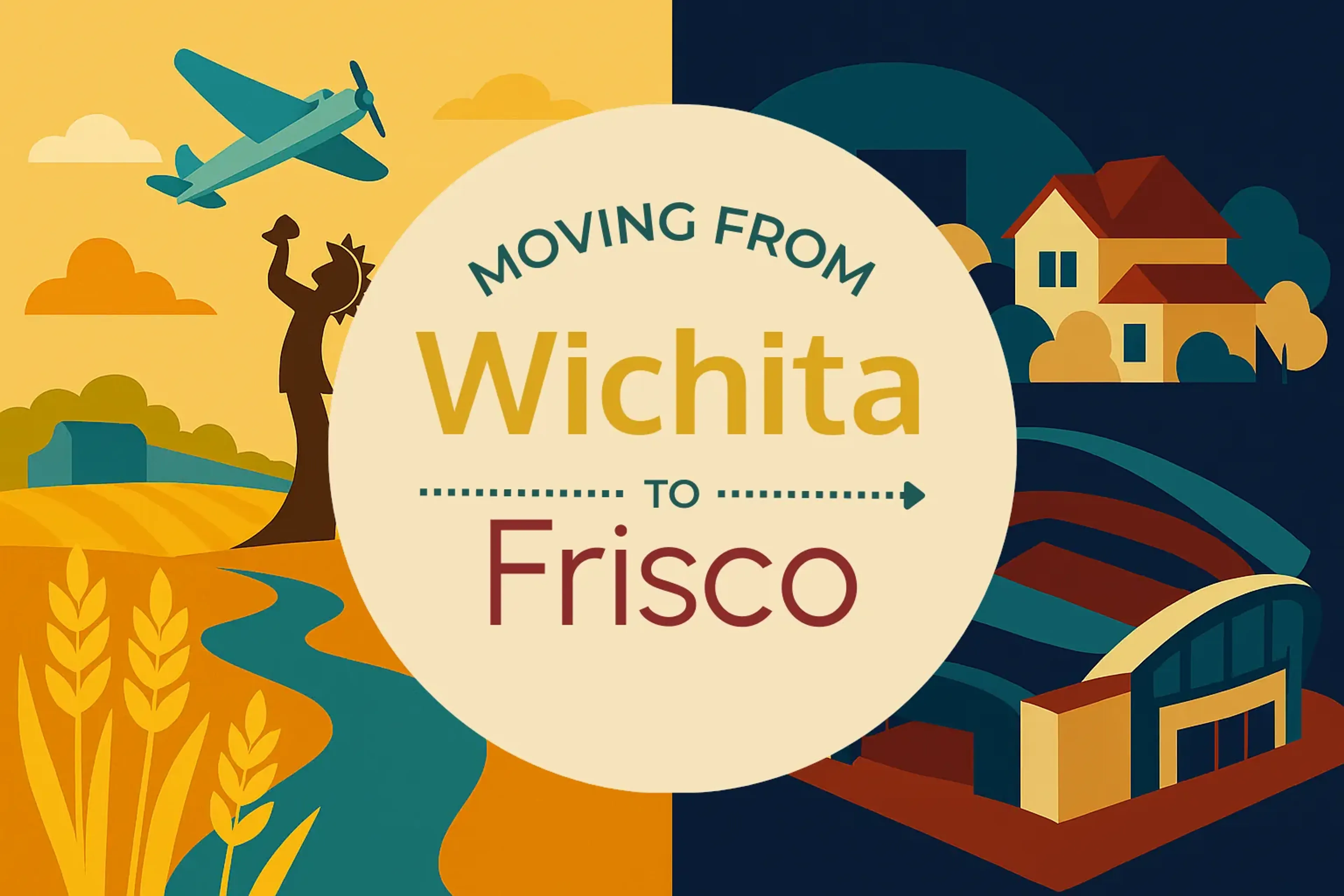 Side-by-side comparison of Wichita to Frisco moving companies