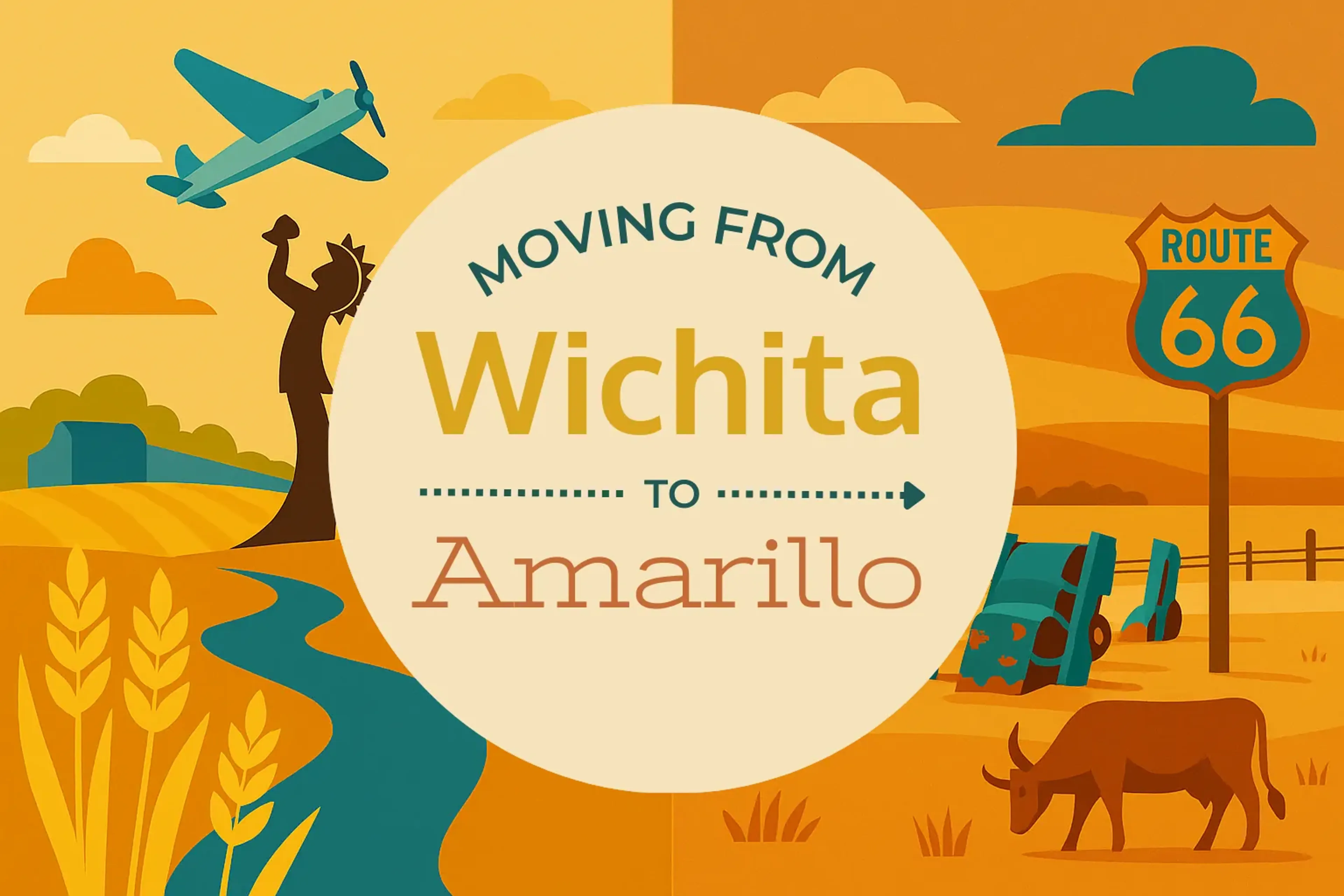 Side-by-side comparison of Wichita to Amarillo moving companies