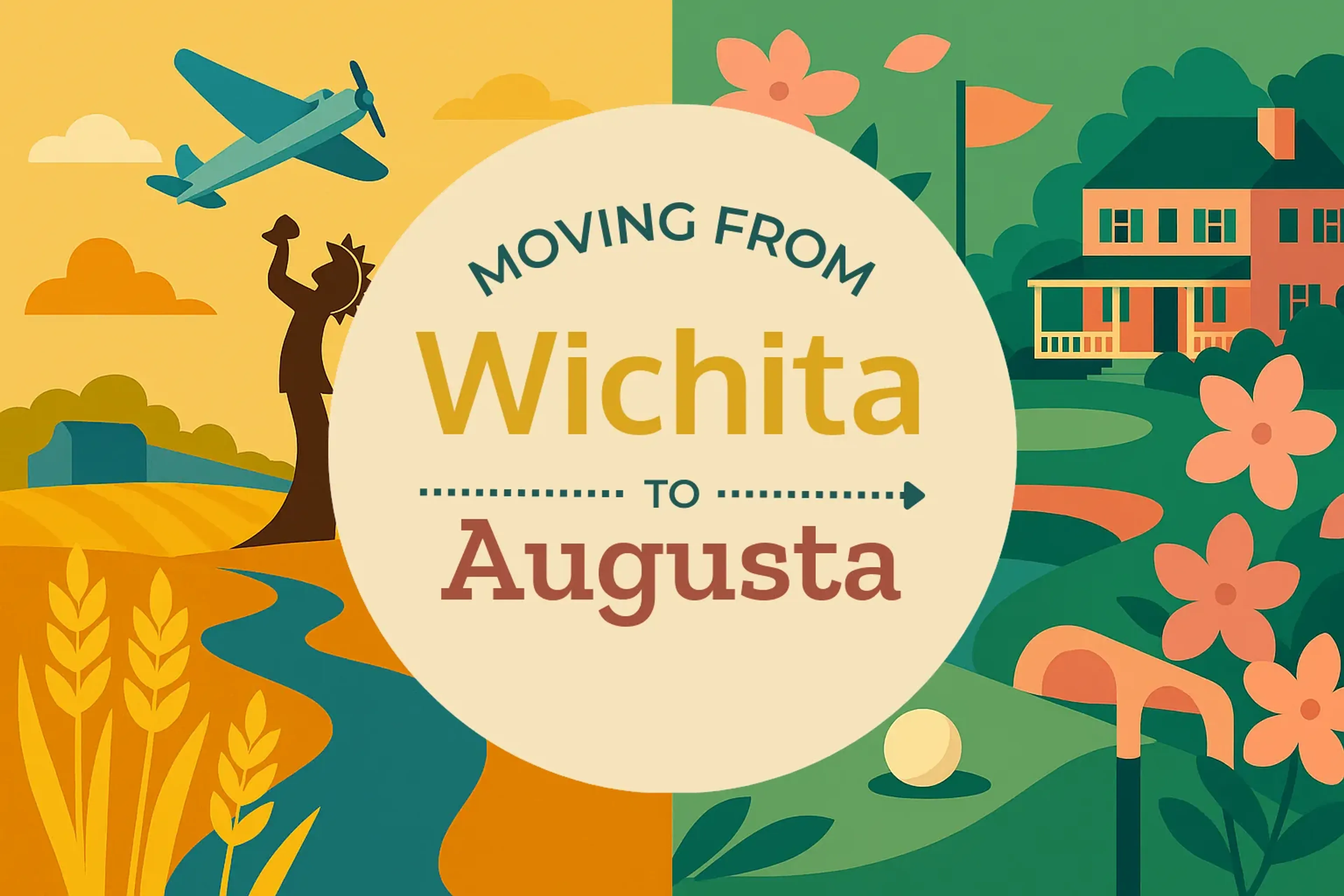 Side-by-side comparison of Wichita to Augusta moving companies