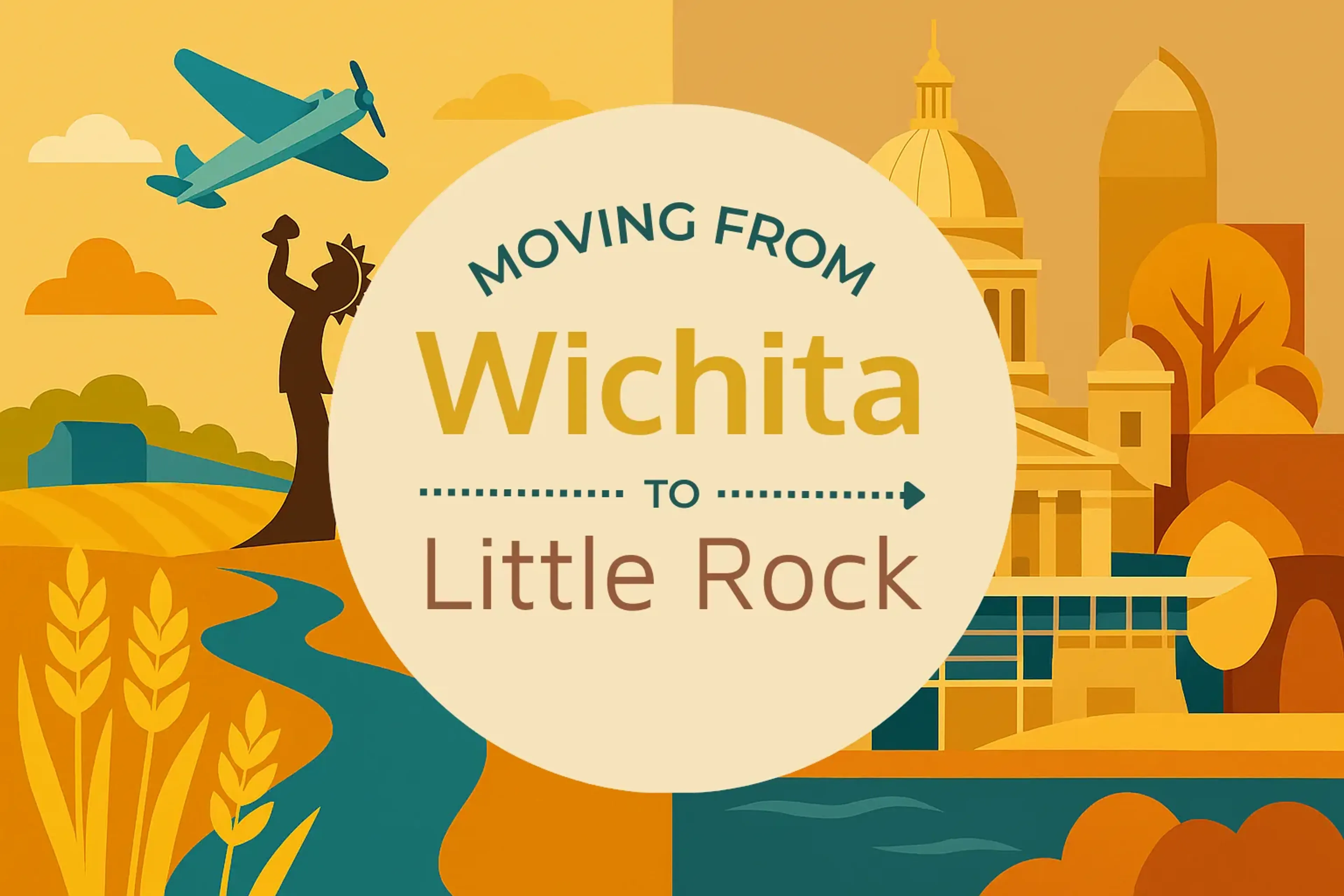 Side-by-side comparison of Wichita to Little Rock moving companies