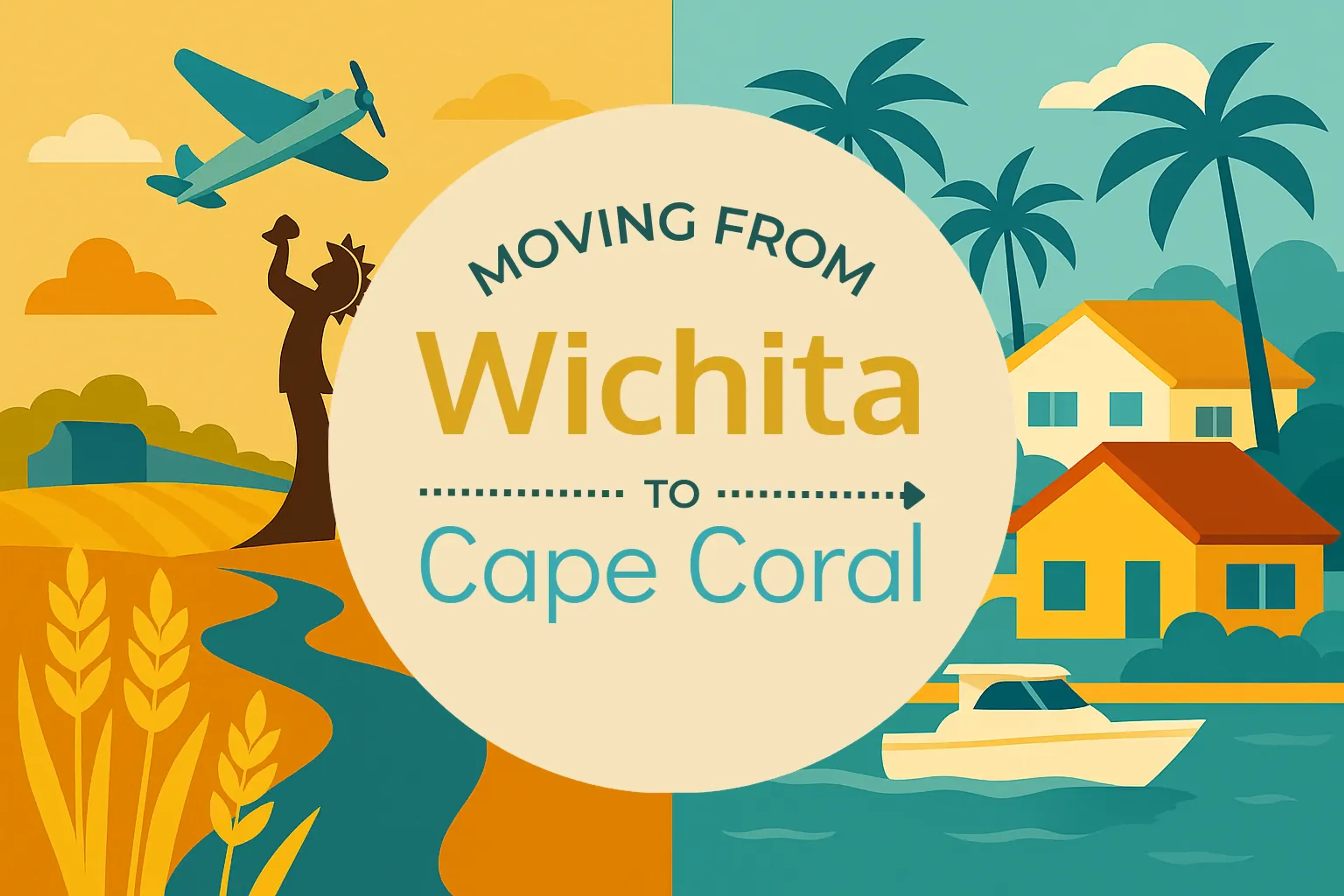 Side-by-side comparison of Wichita to Cape Coral moving companies