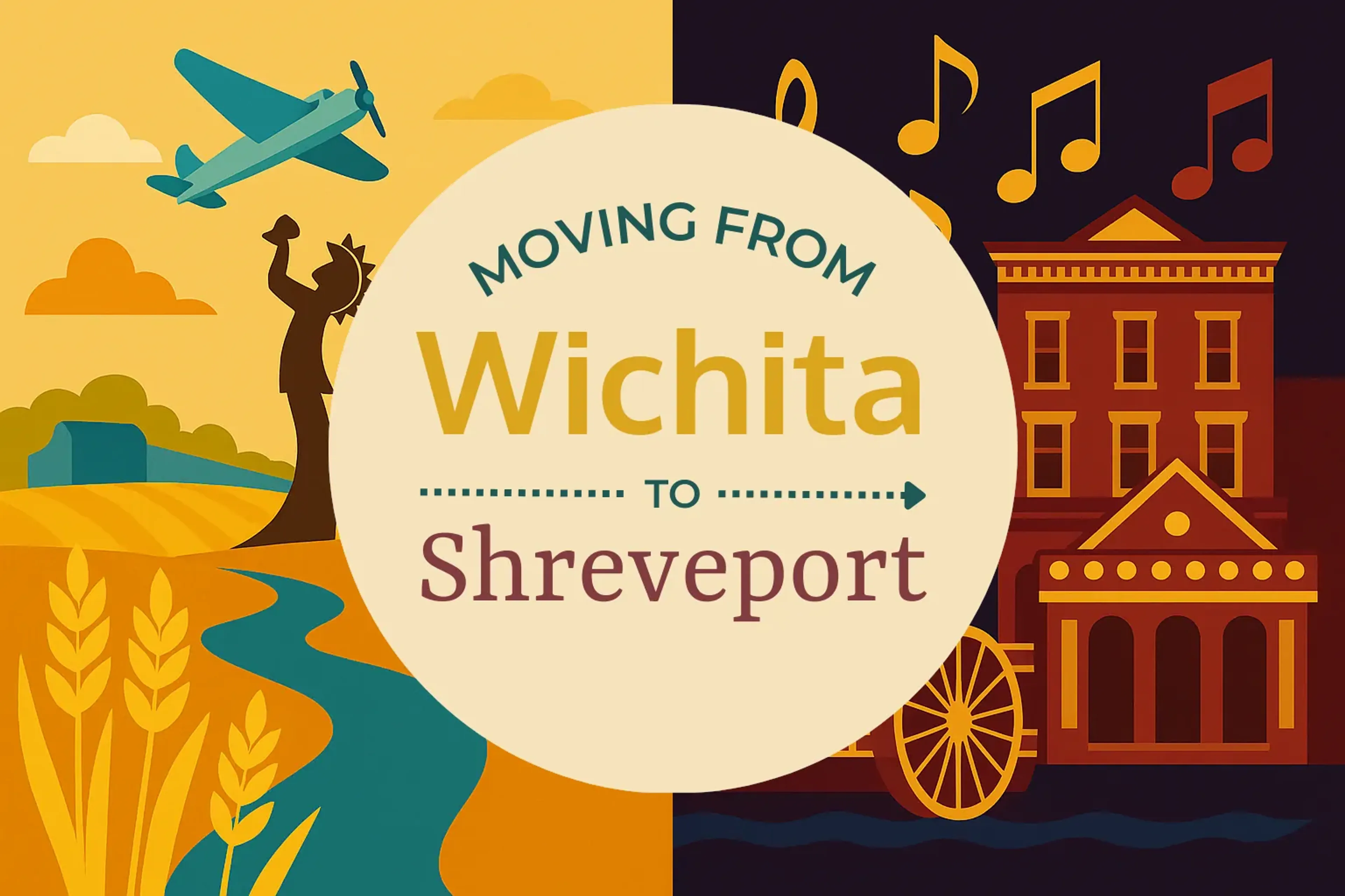 Side-by-side comparison of Wichita to Shreveport moving companies