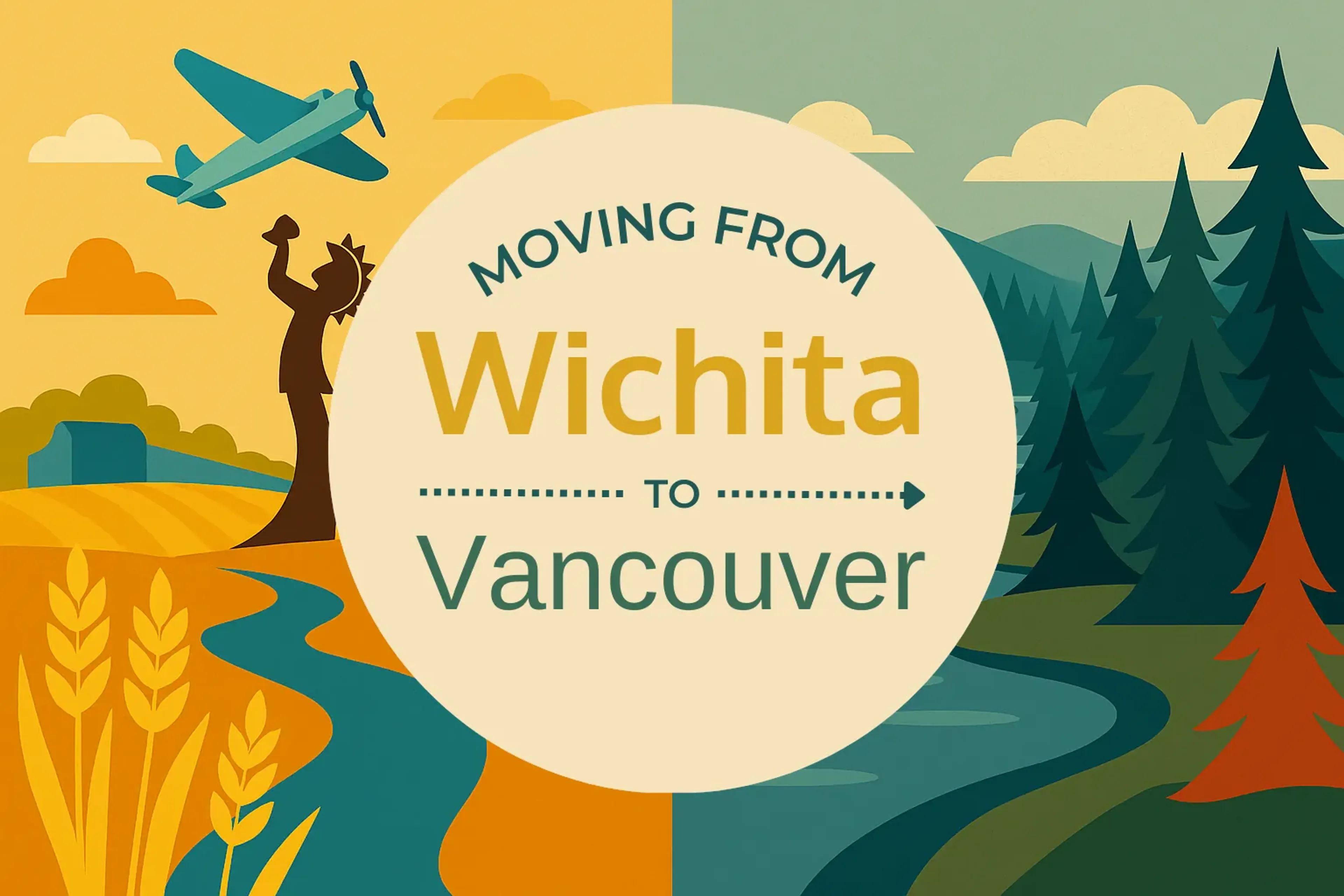 Side-by-side comparison of Wichita to Vancouver moving companies