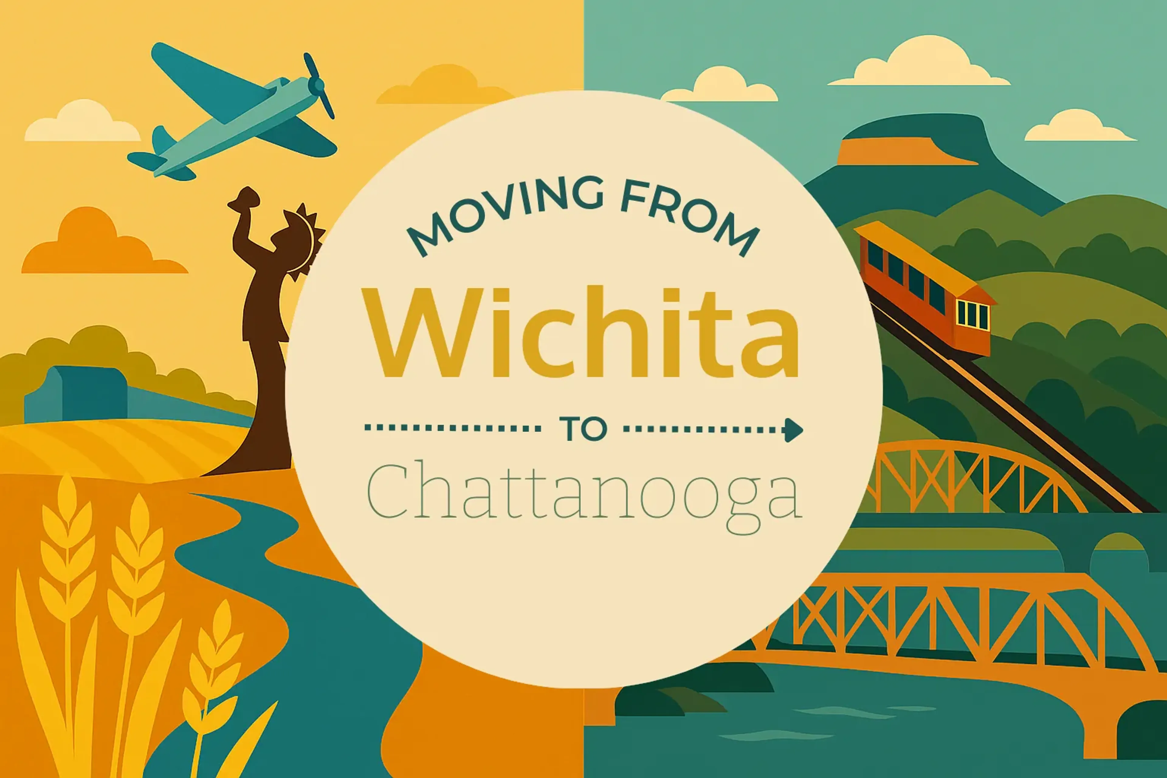 Side-by-side comparison of Wichita to Chattanooga moving companies