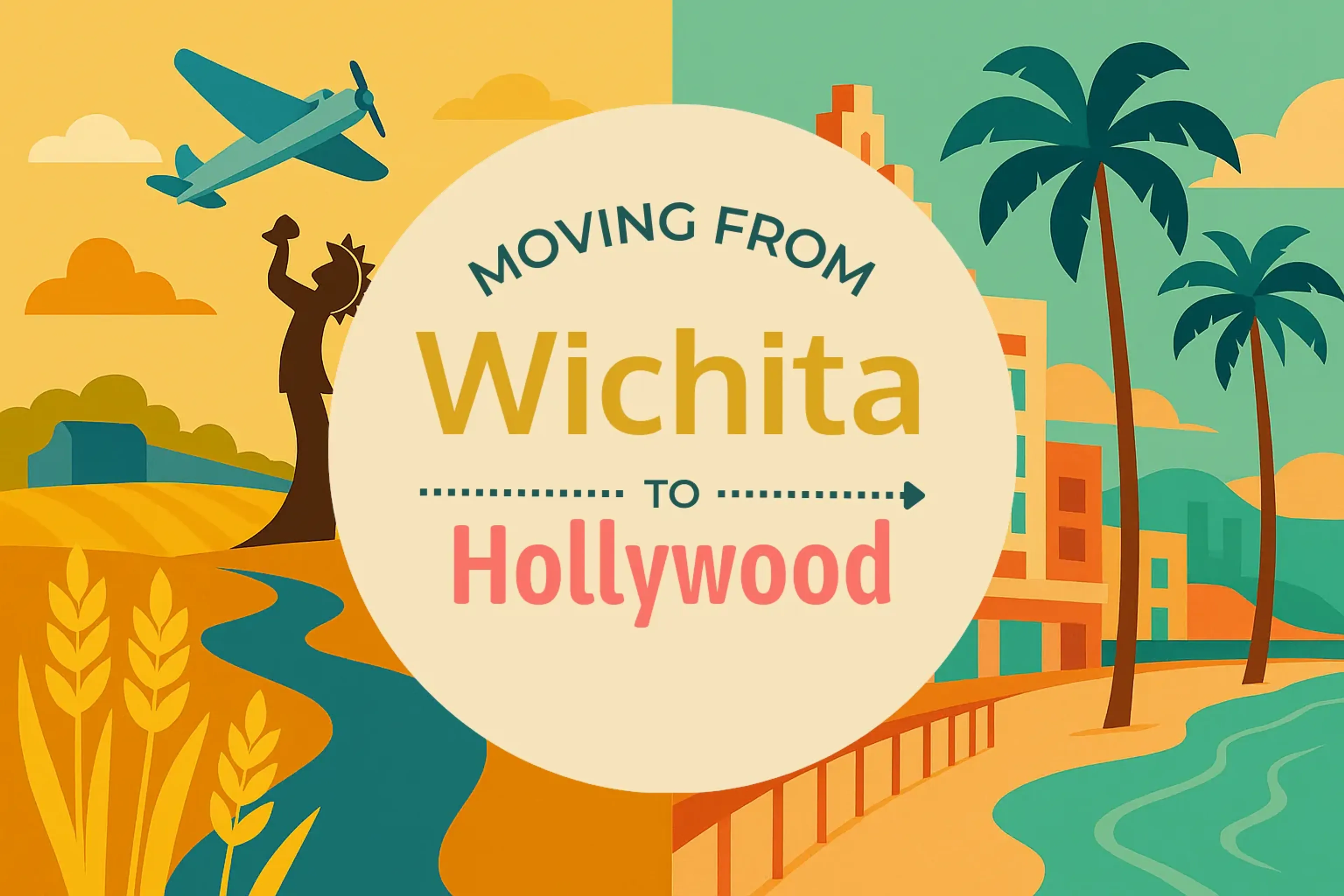 Side-by-side comparison of Wichita to Hollywood moving companies