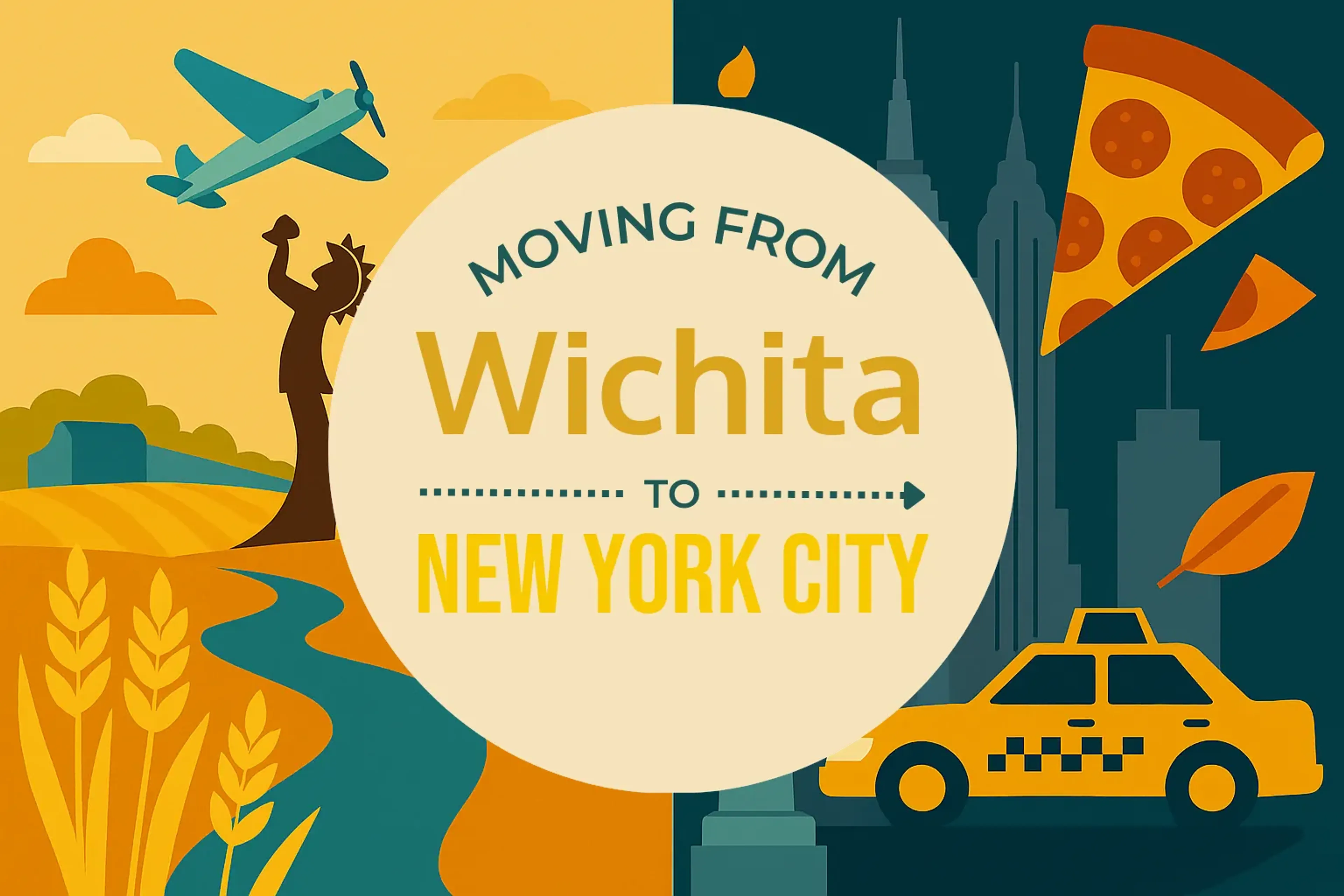 Side-by-side comparison of Wichita to New York City moving companies