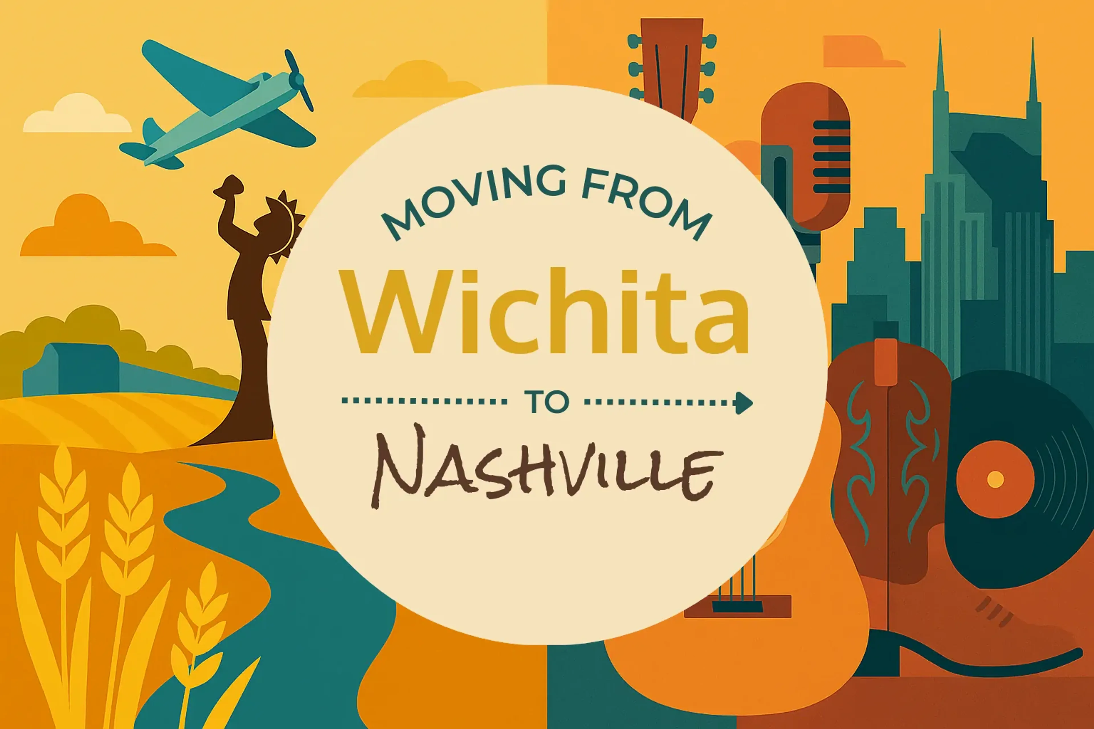 Side-by-side comparison of Wichita to Nashville moving companies