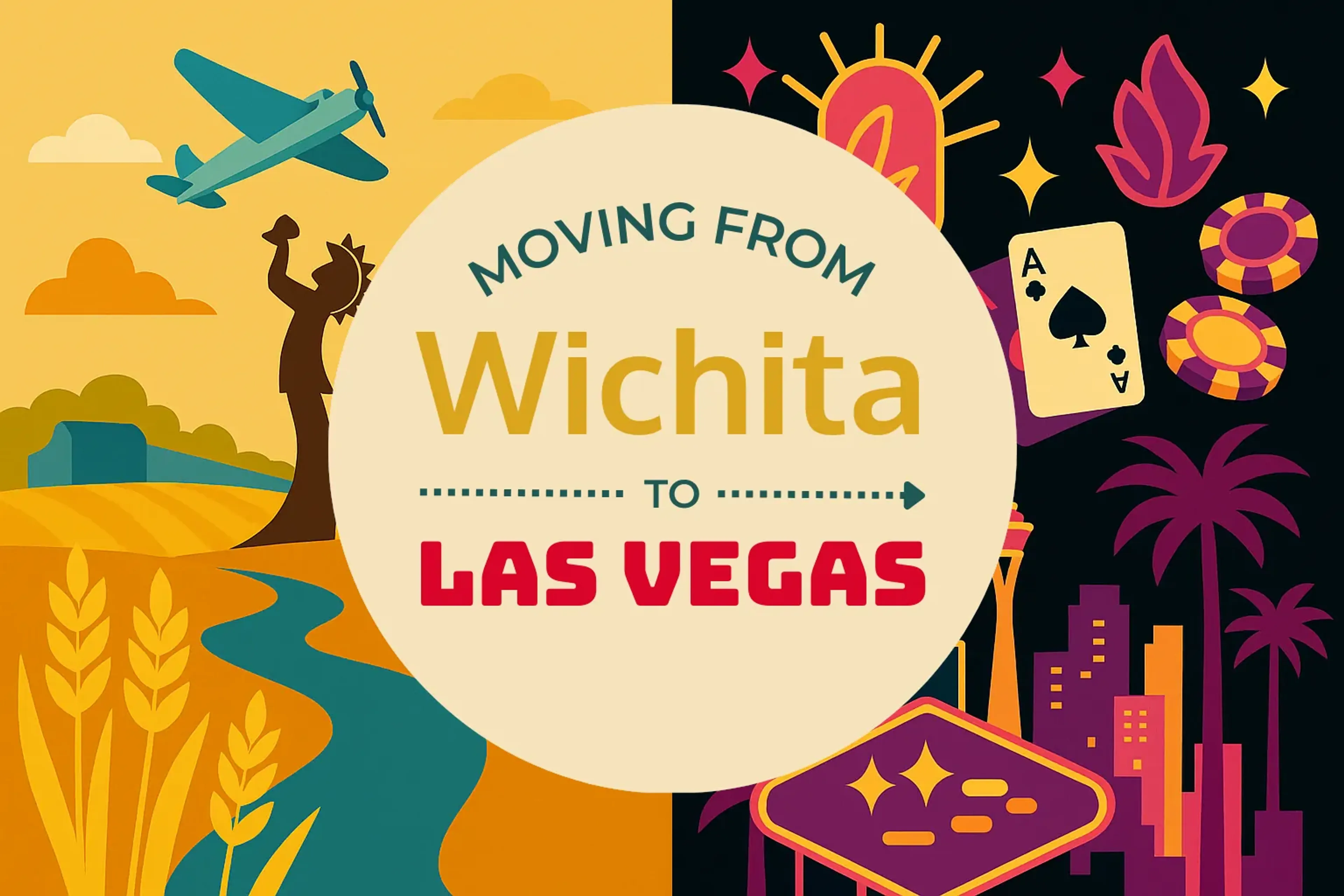 Side-by-side comparison of Wichita to Las Vegas moving companies