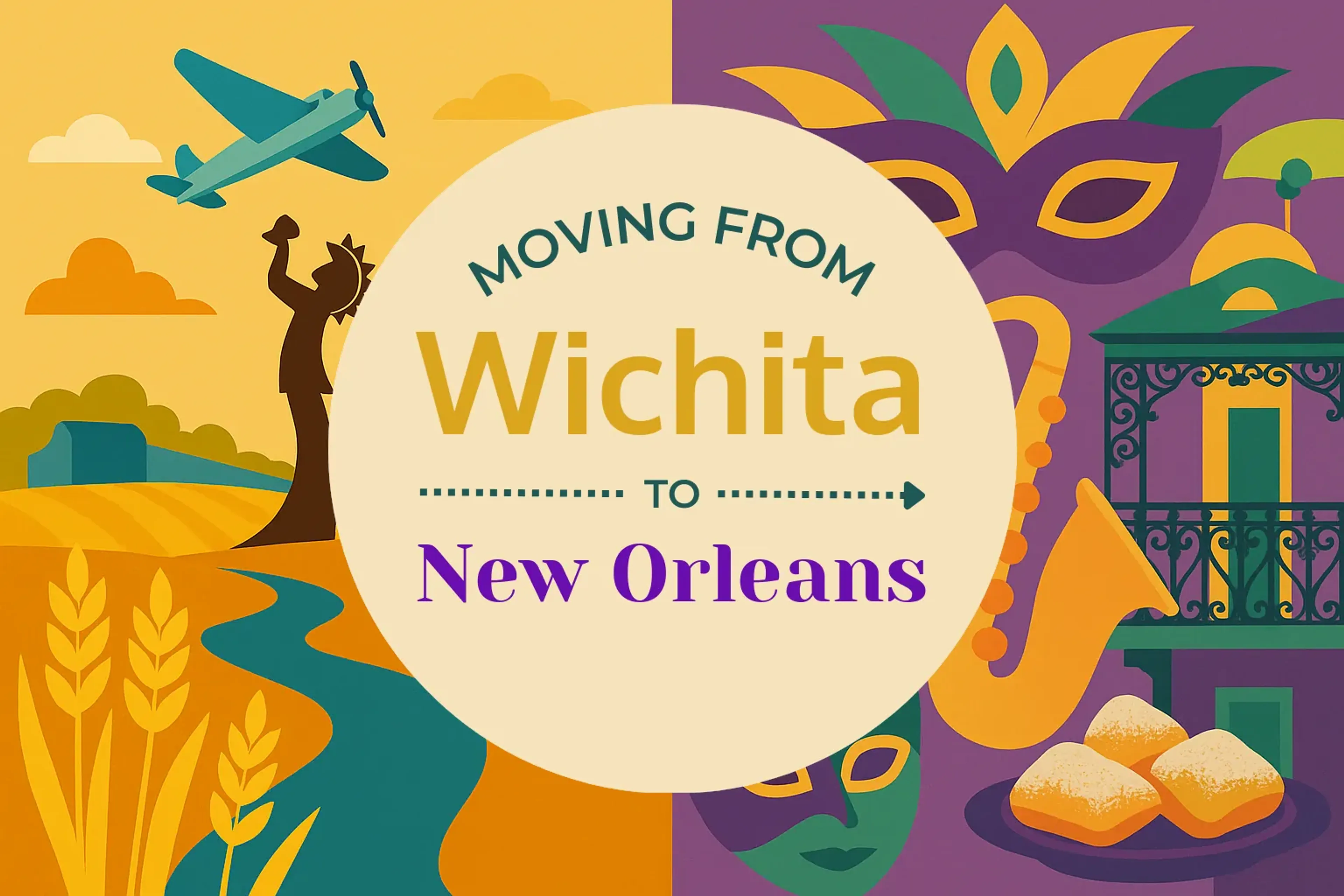 Side-by-side comparison of Wichita to New Orleans moving companies