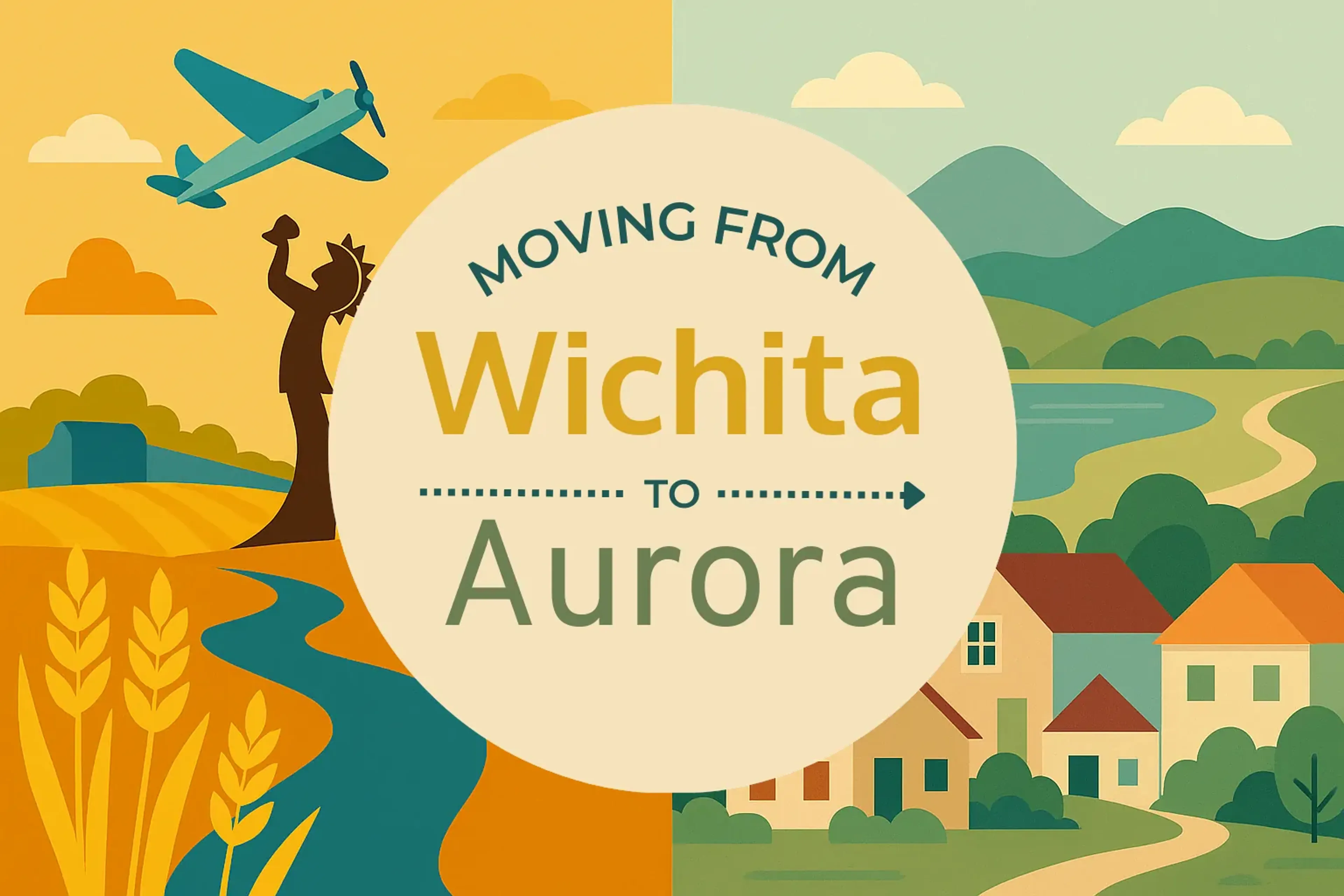 Side-by-side comparison of Wichita to Aurora moving companies