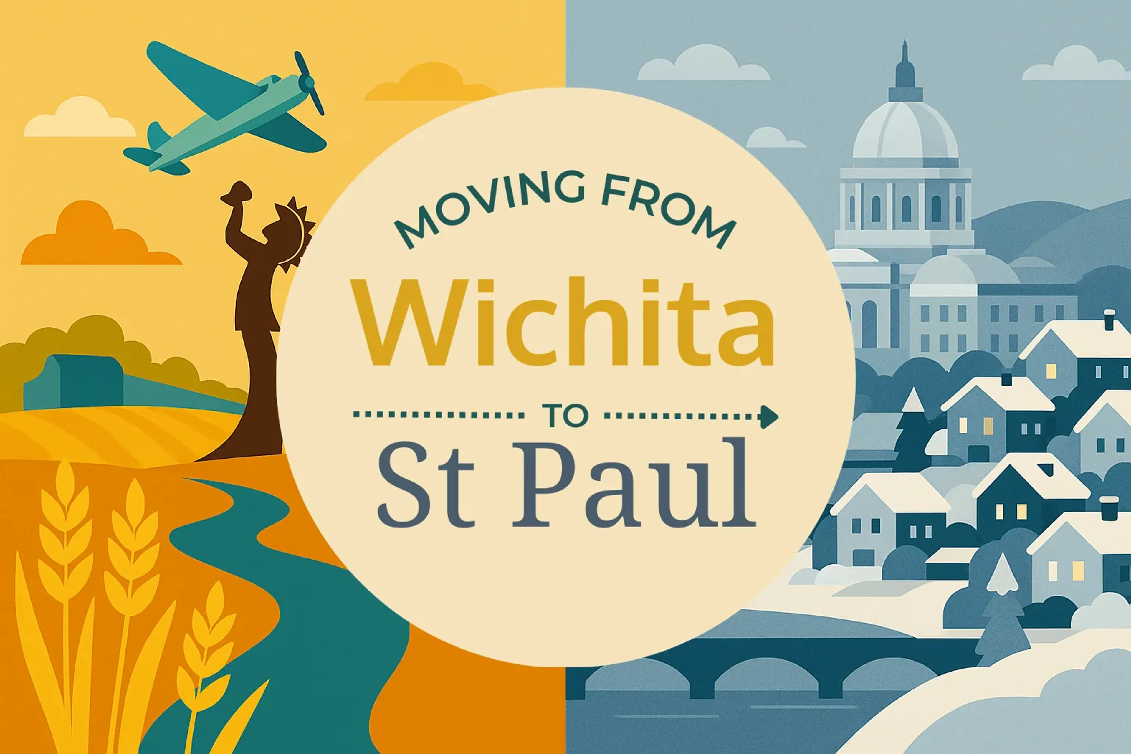 Side-by-side comparison of Wichita to St. Paul moving companies