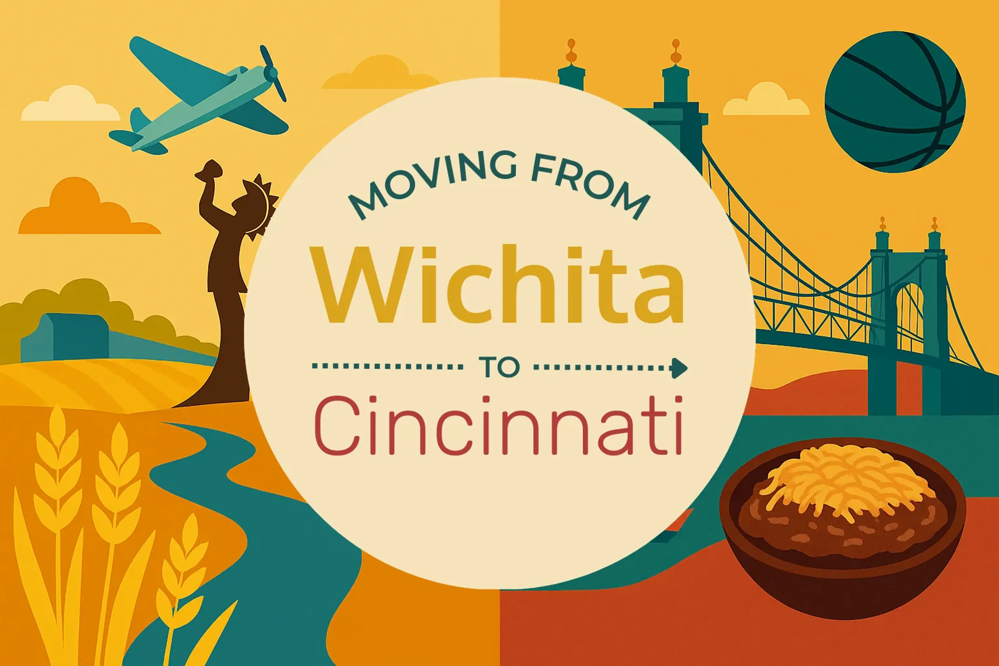 Side-by-side comparison of Wichita to Cincinnati moving companies