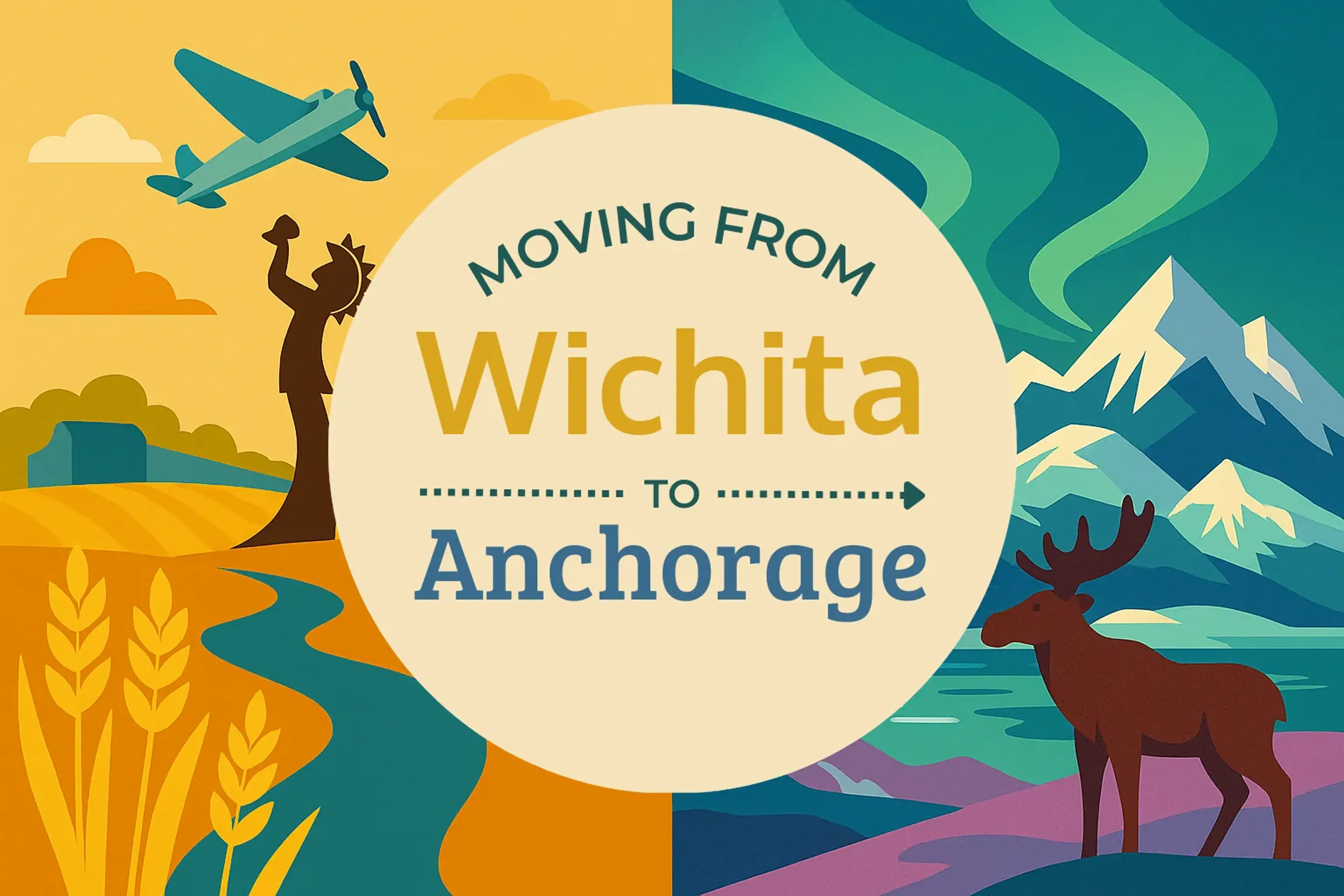 Side-by-side comparison of Wichita to Anchorage moving companies