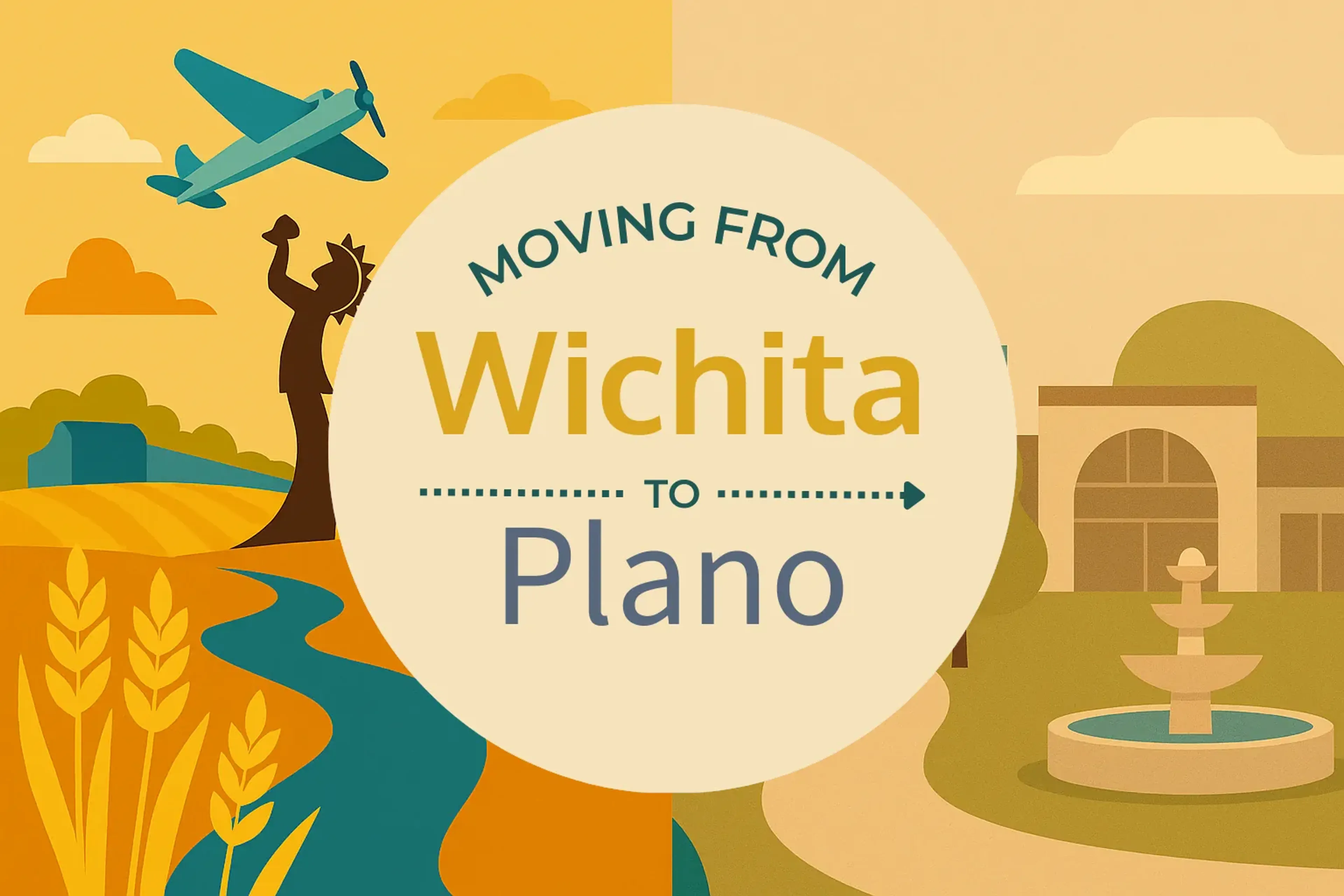 Side-by-side comparison of Wichita to Plano moving companies