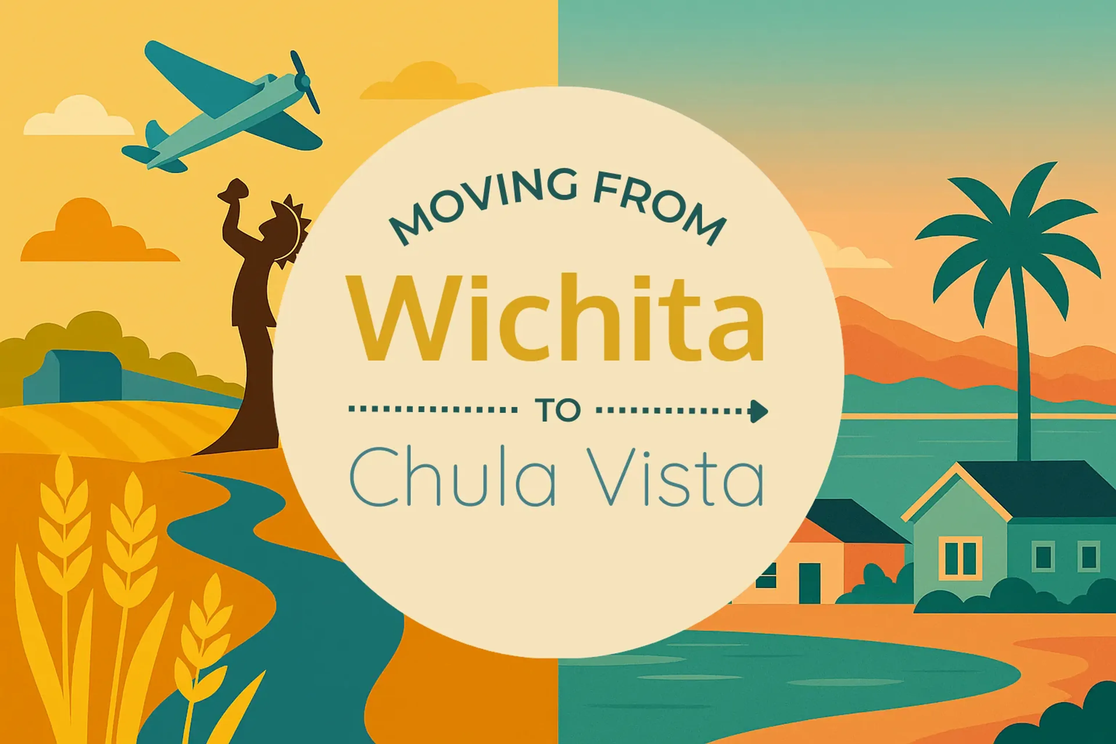 Side-by-side comparison of Wichita to Chula Vista moving companies