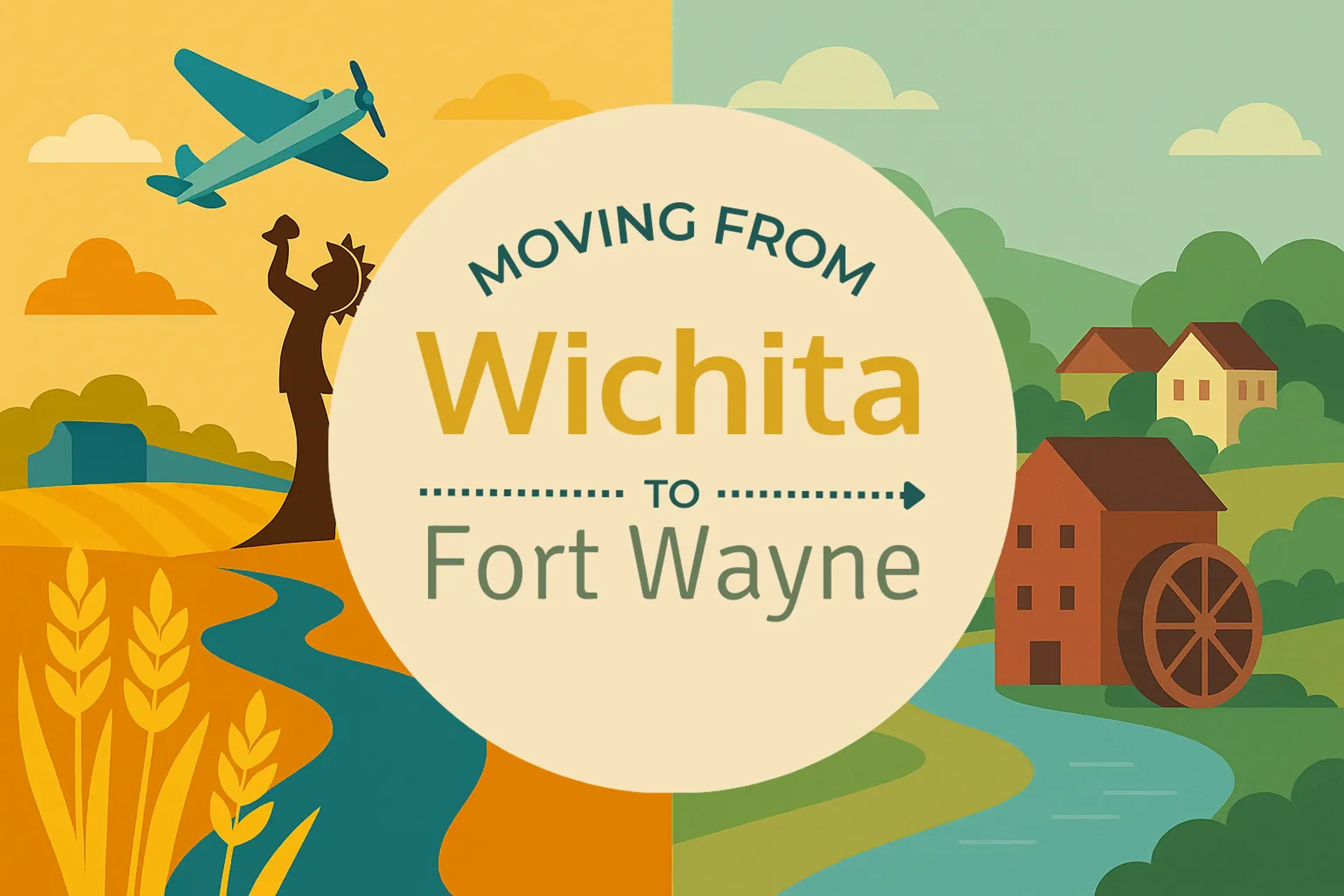 Side-by-side comparison of Wichita to Fort Wayne moving companies