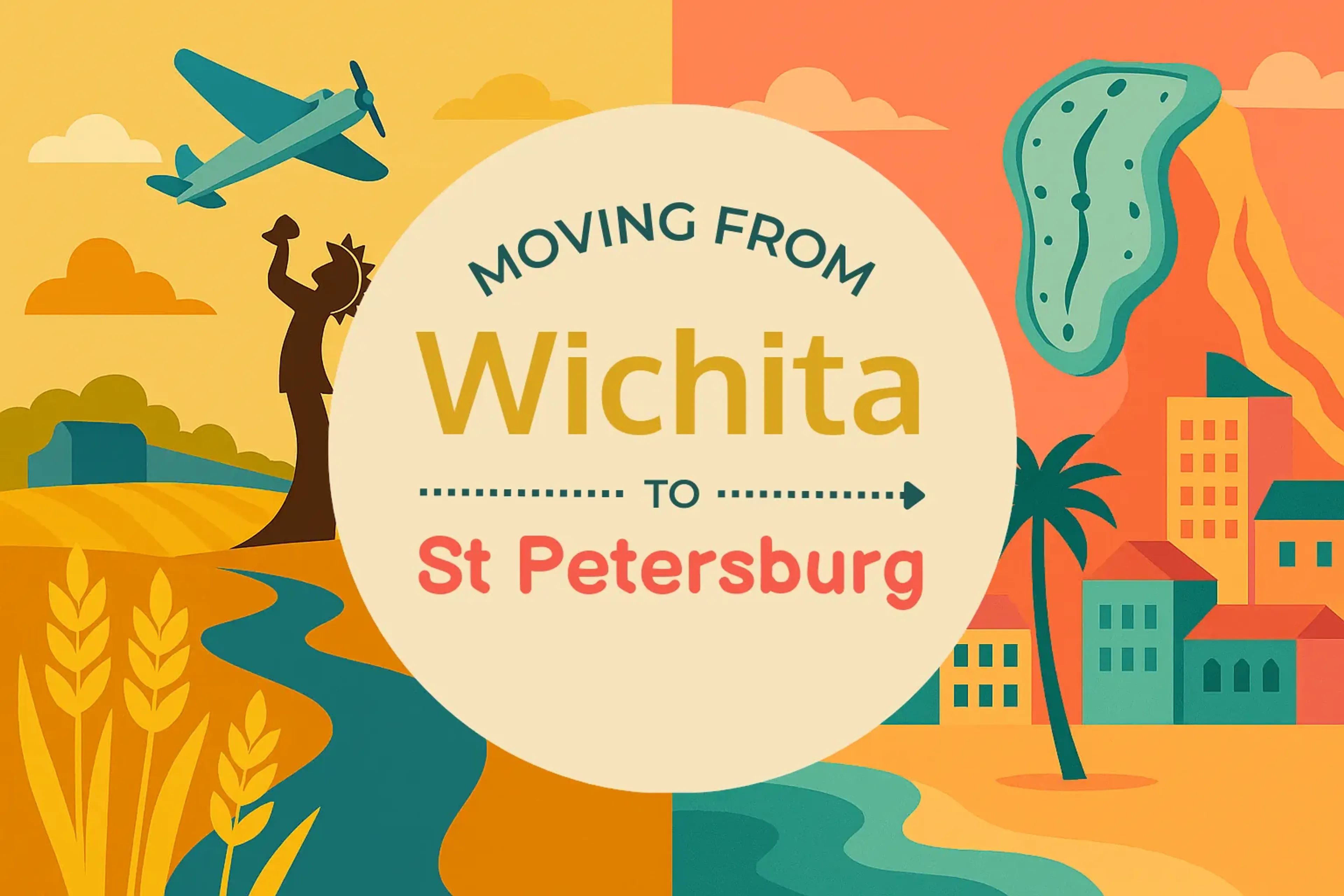 Side-by-side comparison of Wichita to St. Petersburg moving companies