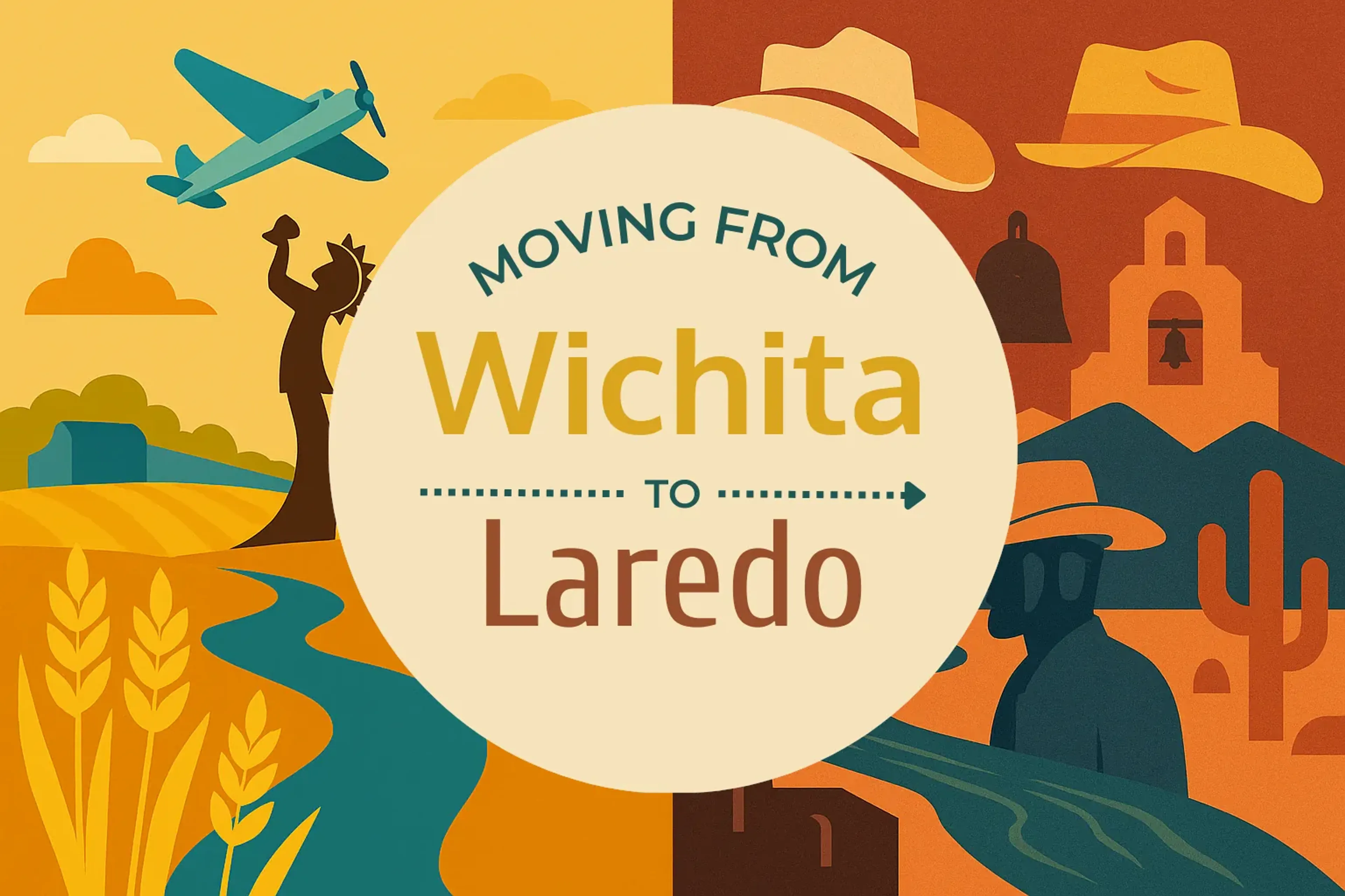 Side-by-side comparison of Wichita to Laredo moving companies