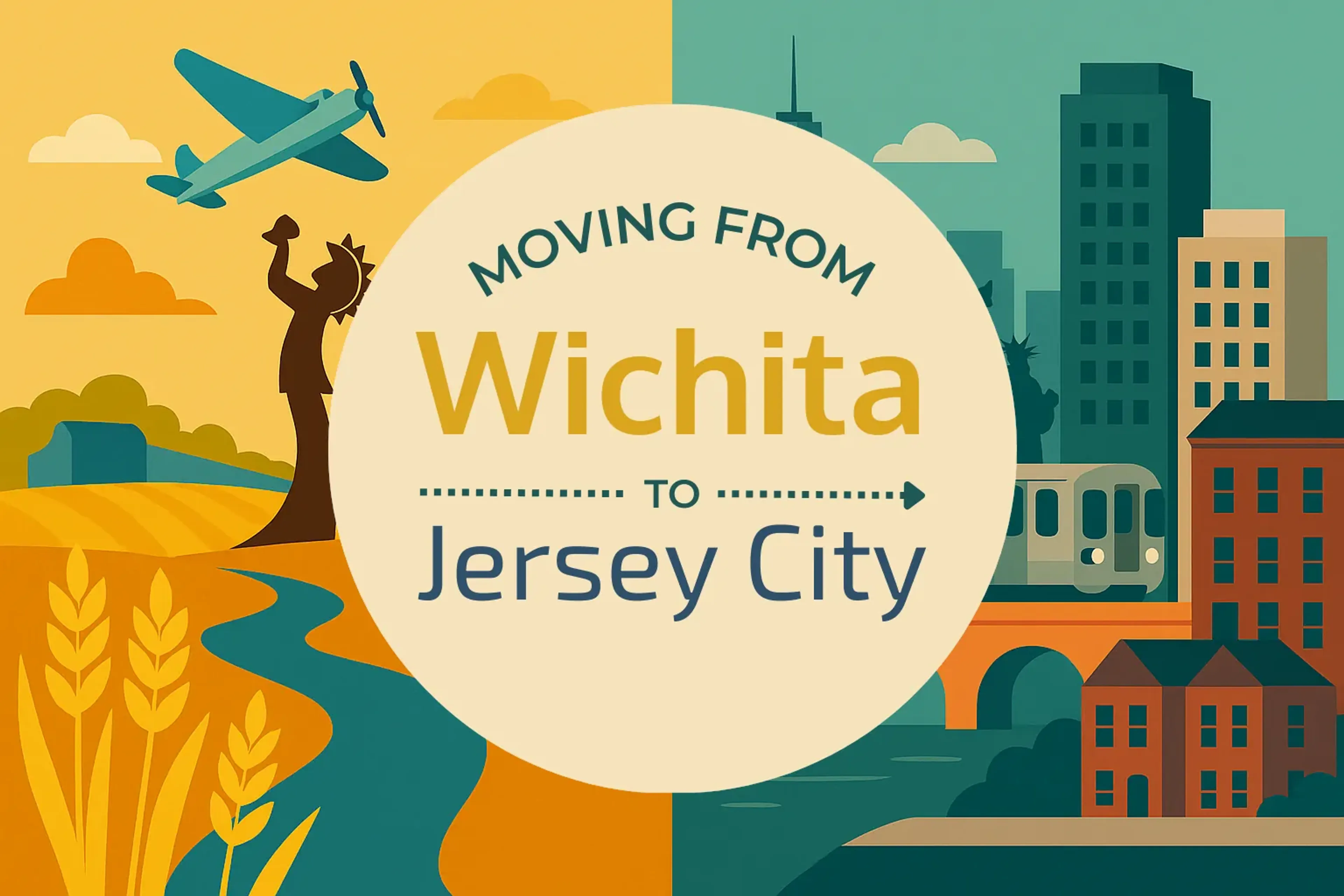 Side-by-side comparison of Wichita to Jersey City moving companies