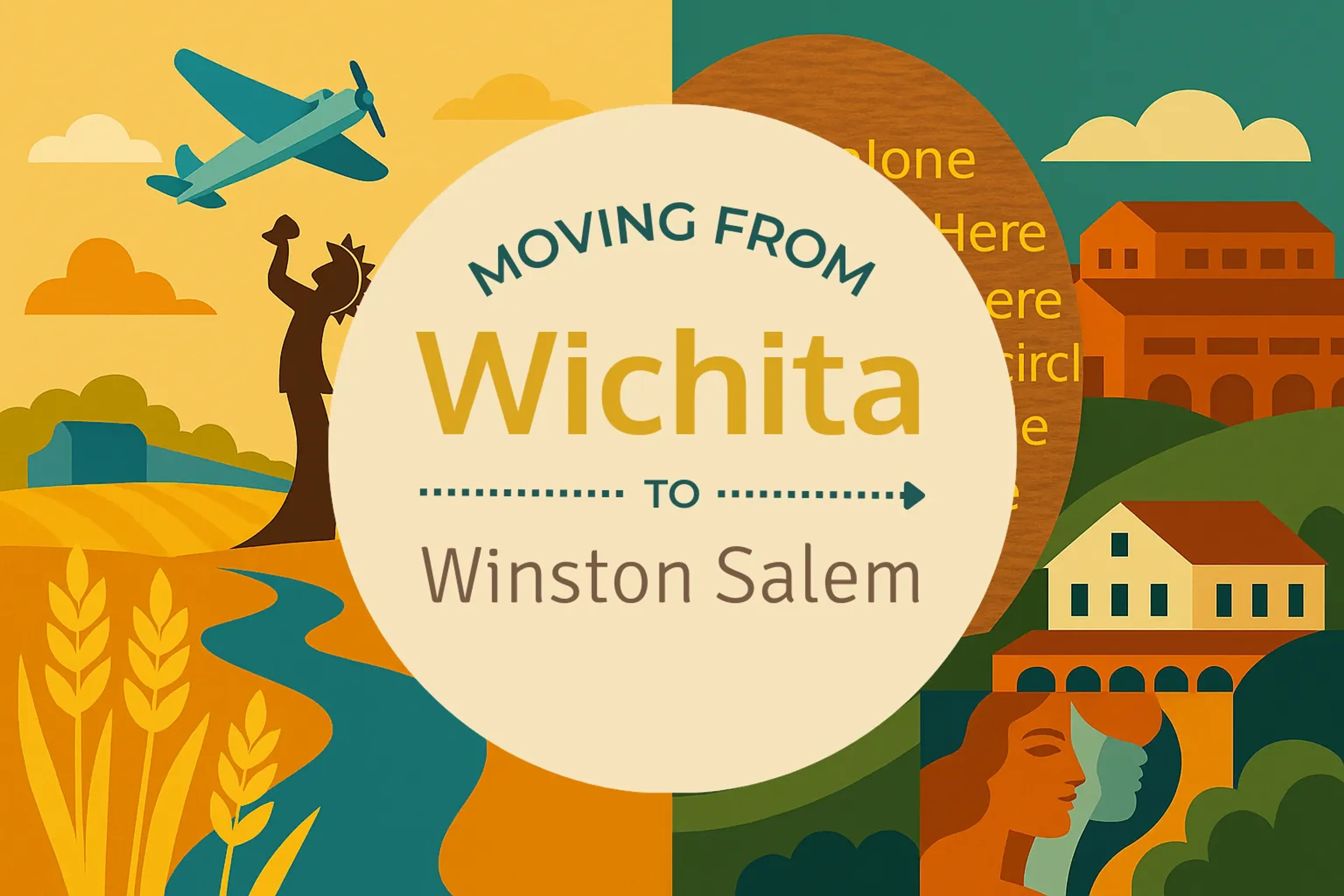 Side-by-side comparison of Wichita to Winston Salem moving companies