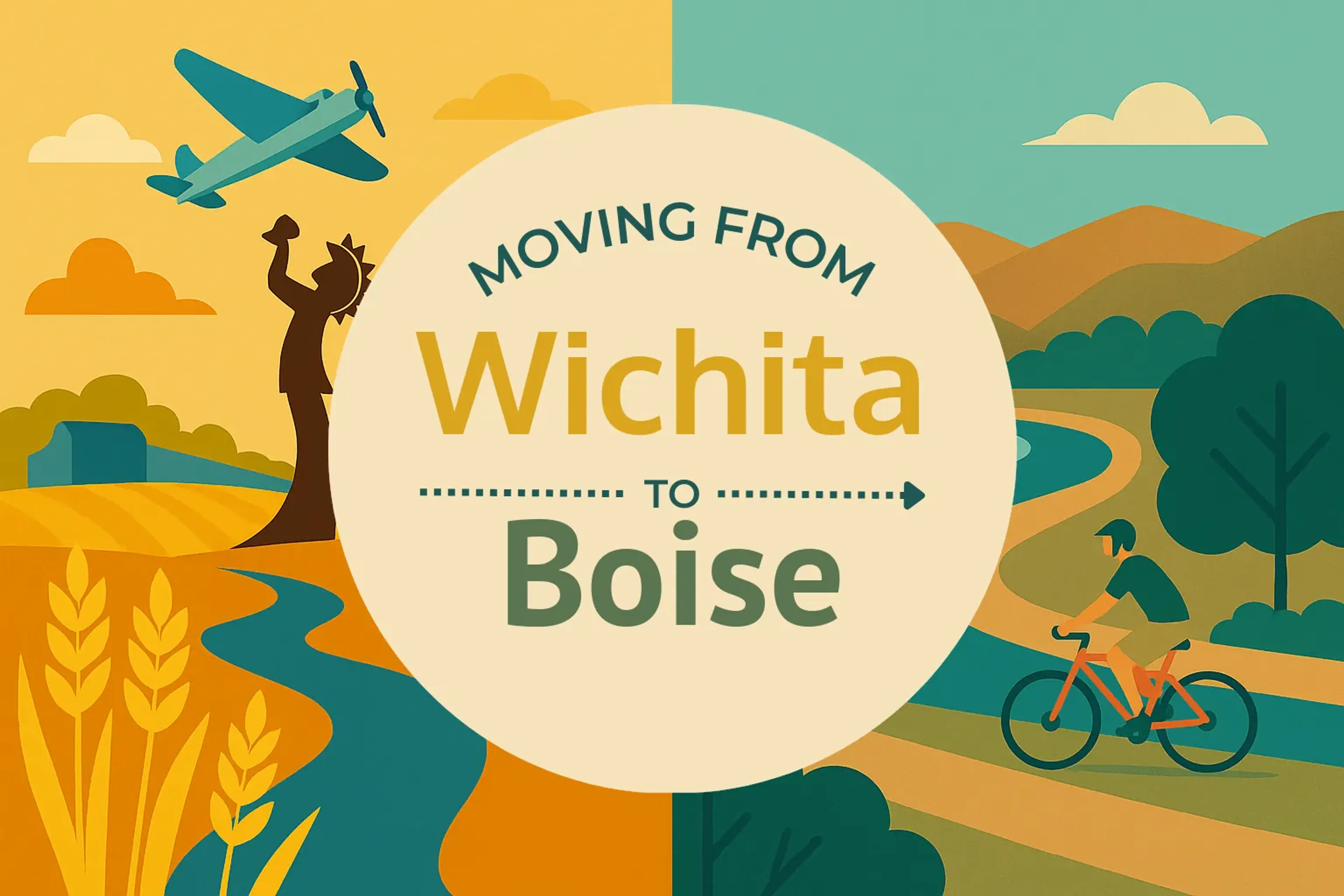 Side-by-side comparison of Wichita to Boise moving companies