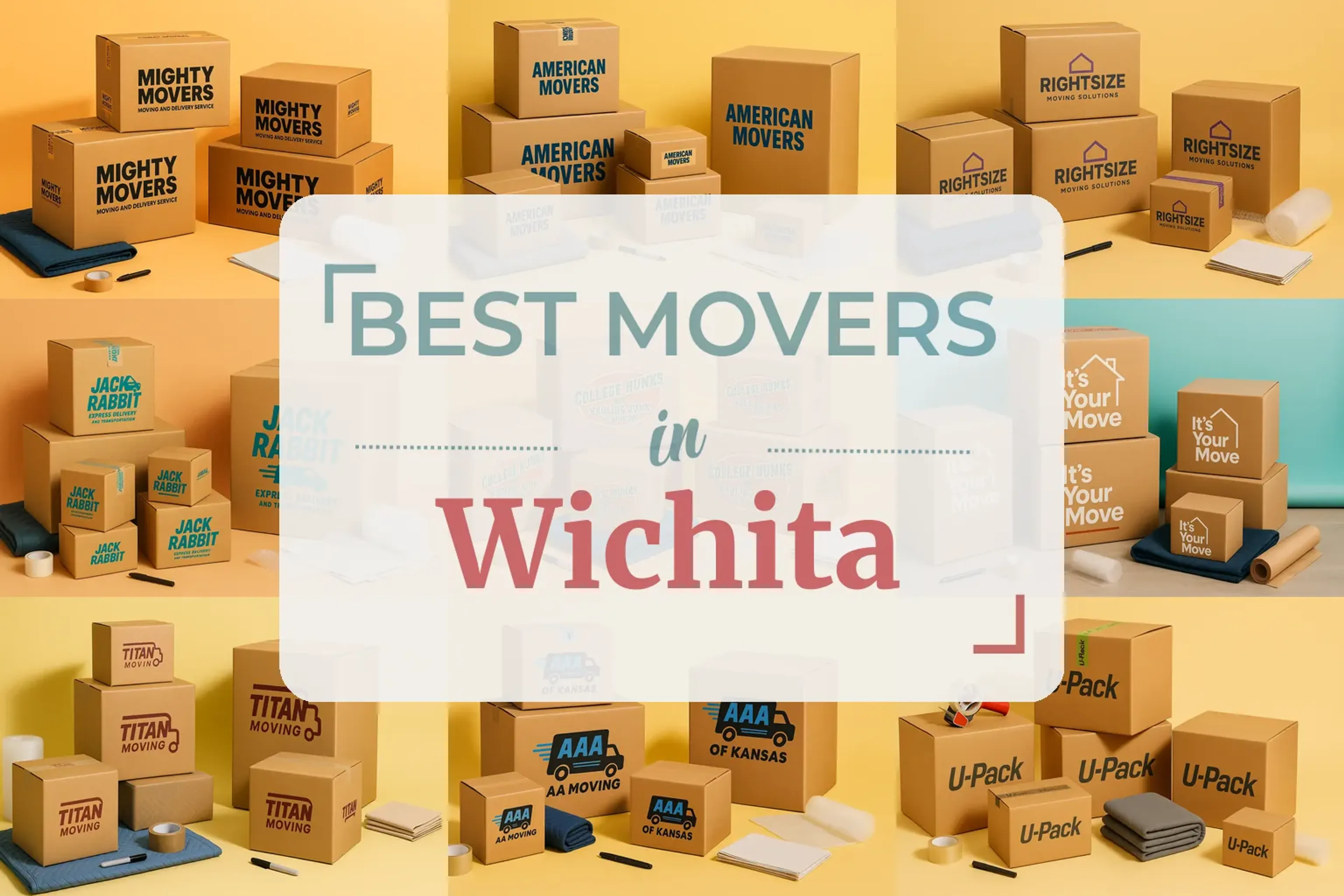 Side-by-side comparison of Wichita moving companies