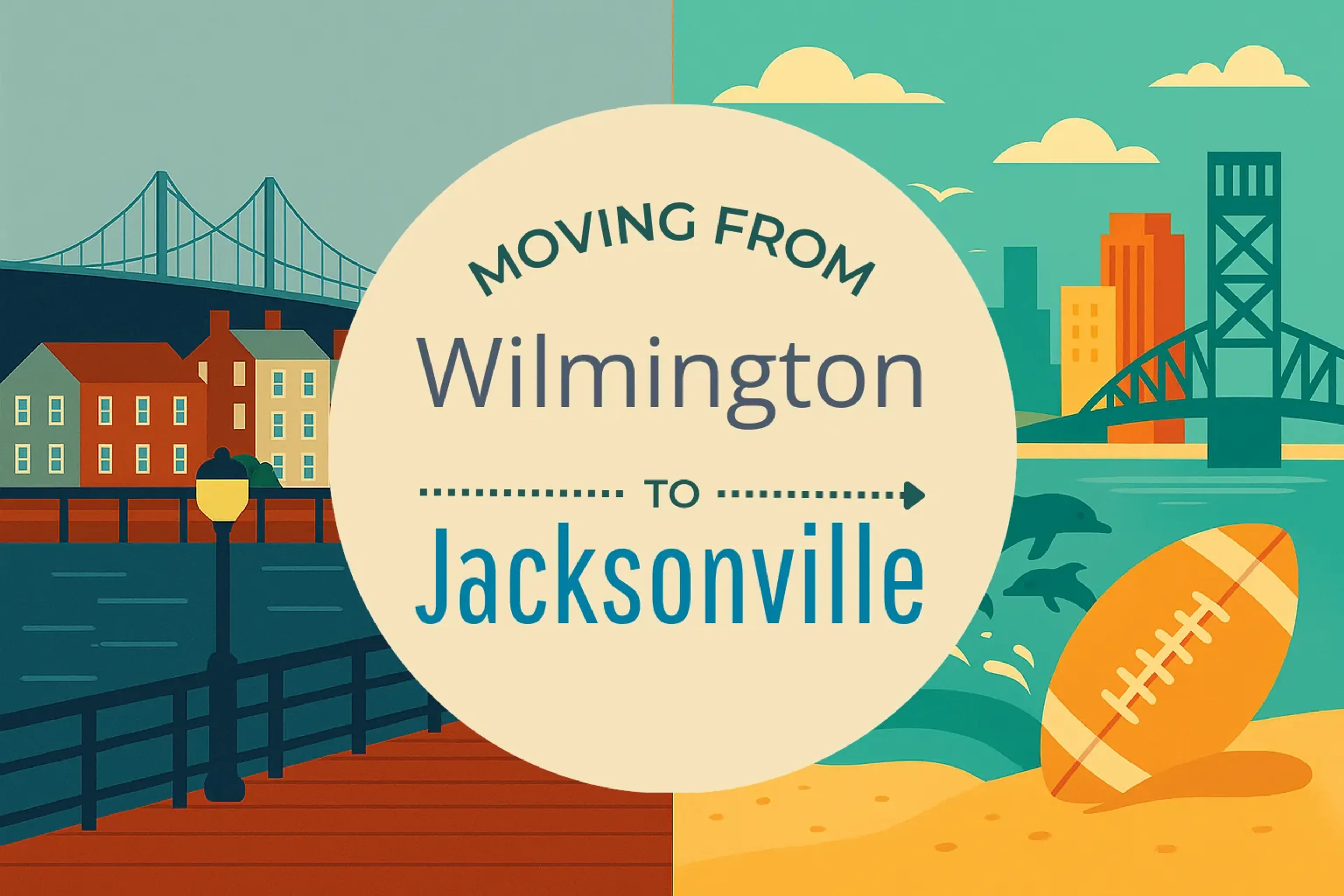 Side-by-side comparison of Wilmington to Jacksonville moving companies