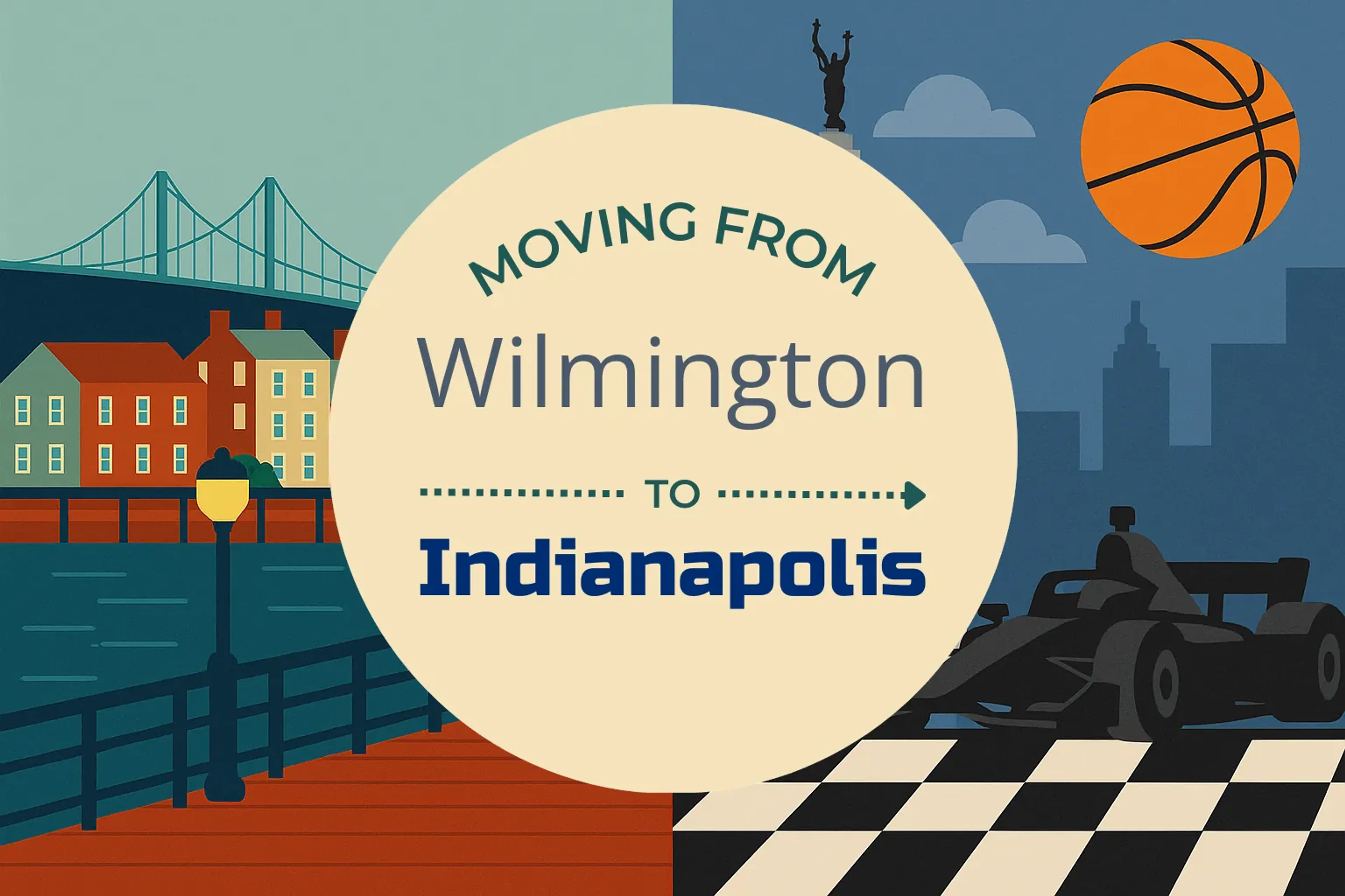 Side-by-side comparison of Wilmington to Indianapolis moving companies