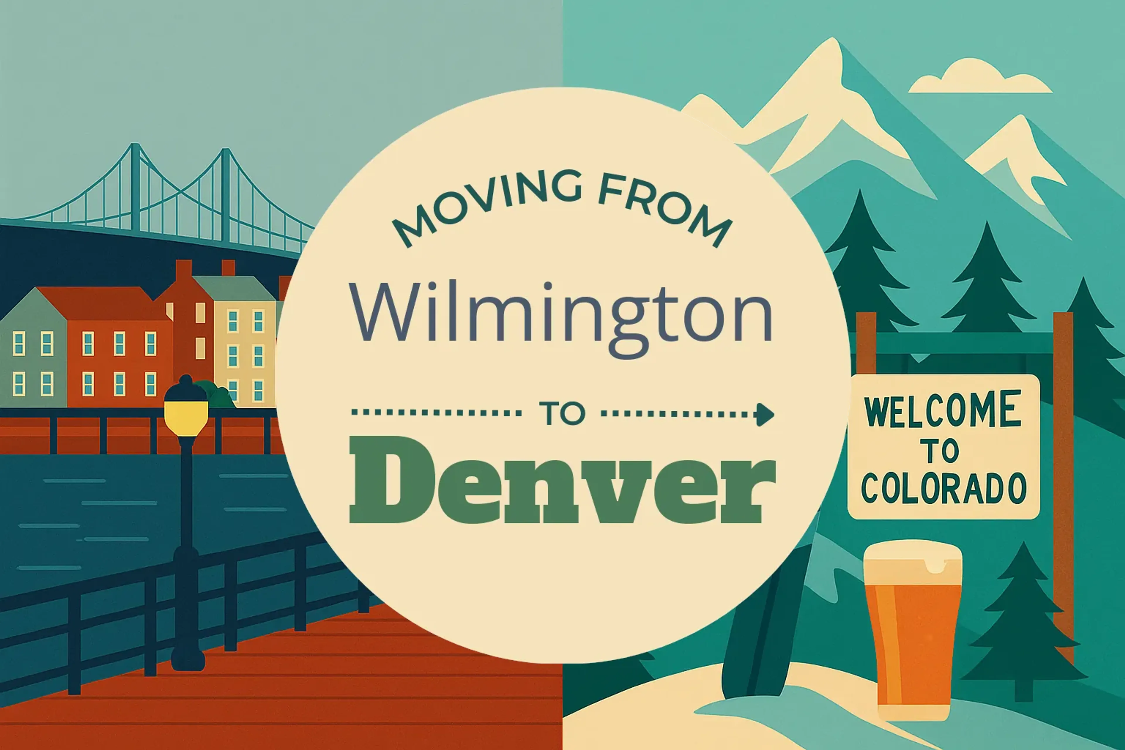 Side-by-side comparison of Wilmington to Denver moving companies