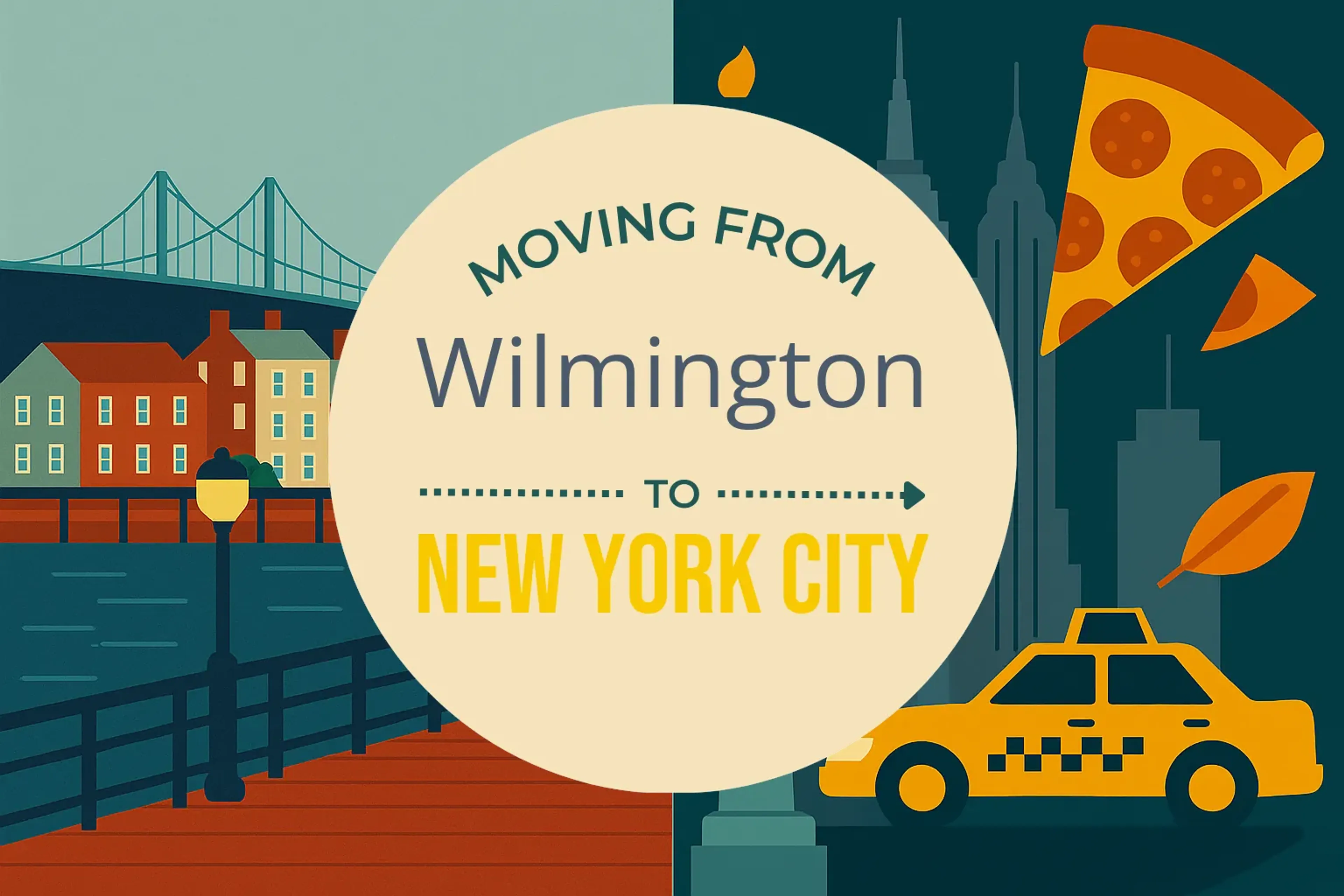 Side-by-side comparison of Wilmington to New York City moving companies