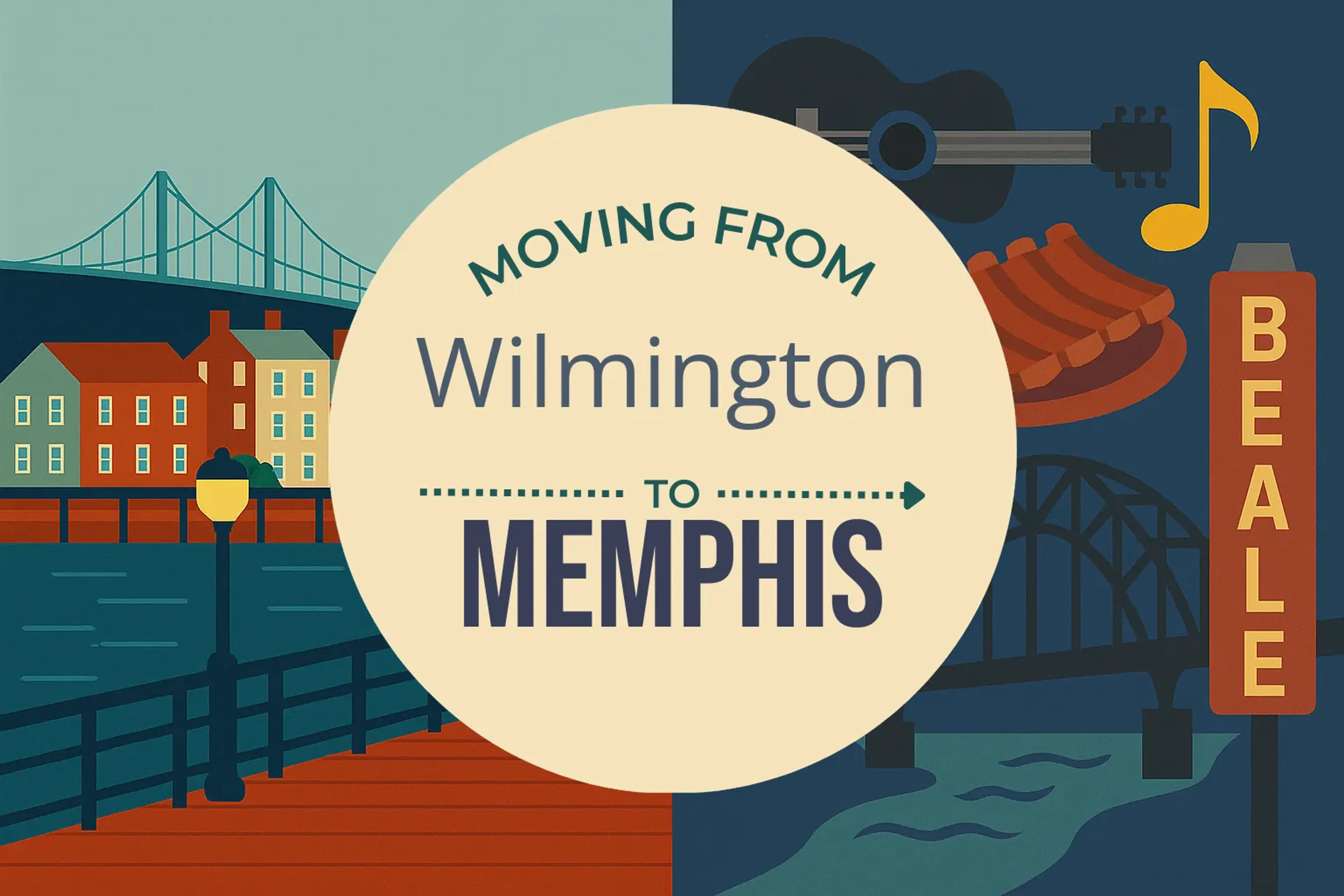 Side-by-side comparison of Wilmington to Memphis moving companies